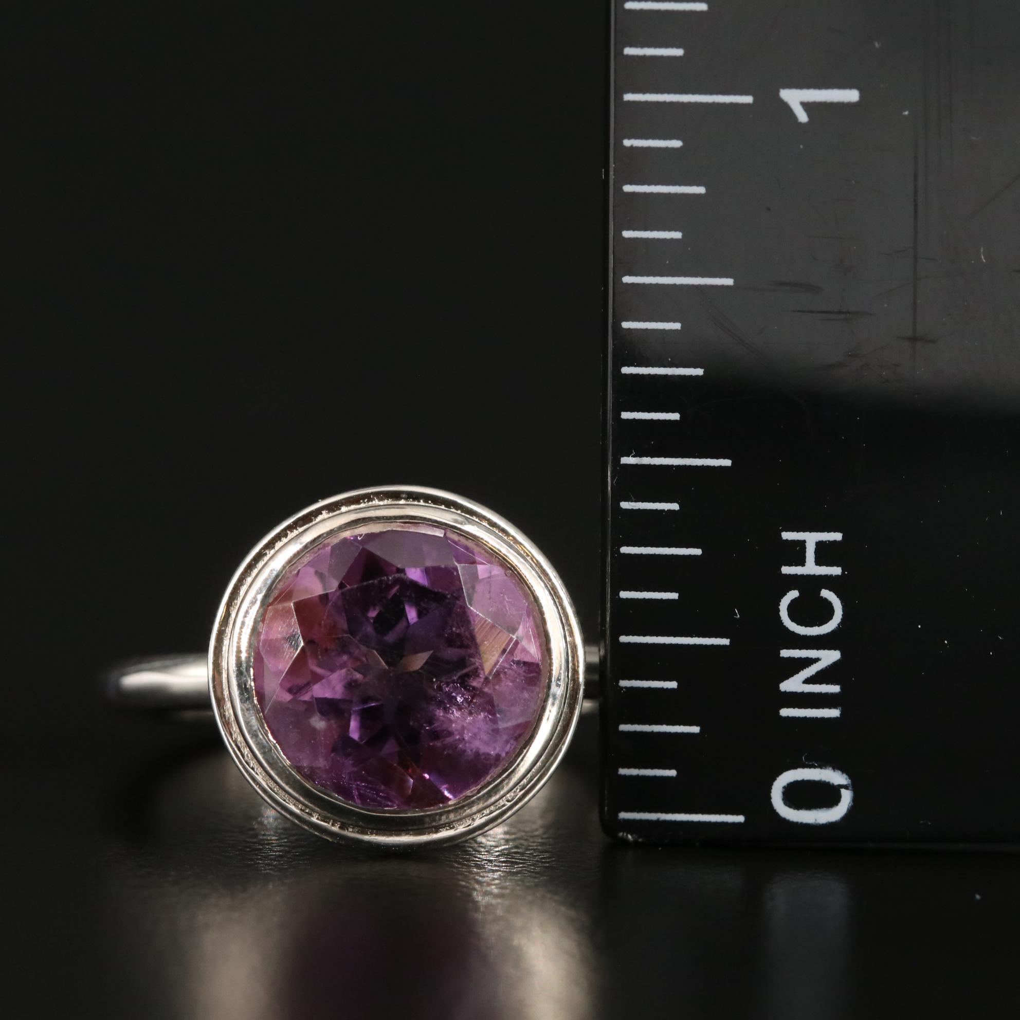 Sterling Amethyst Ring
