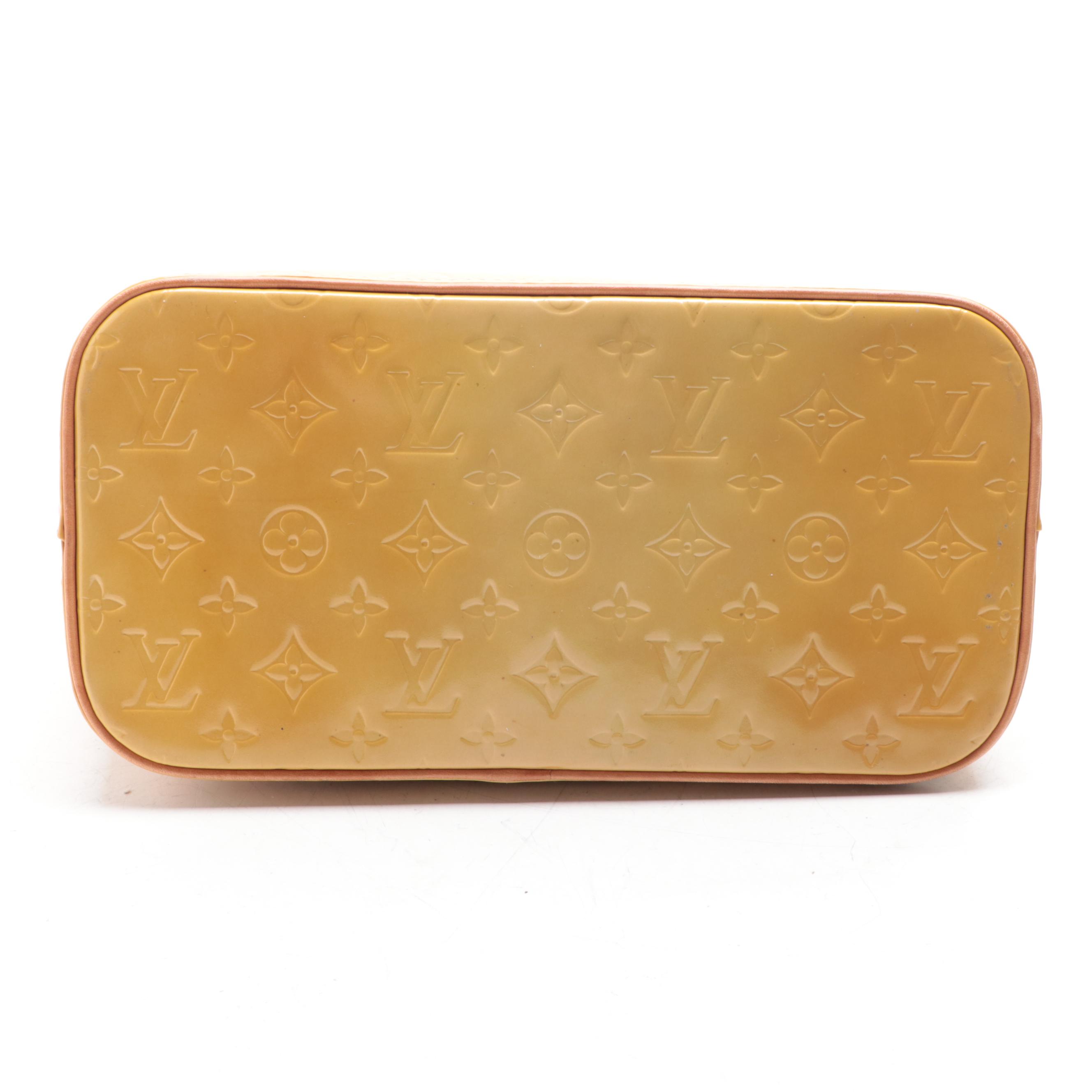 Louis Vuitton Houston Bag in Monogram Vernis and Vachetta Leather