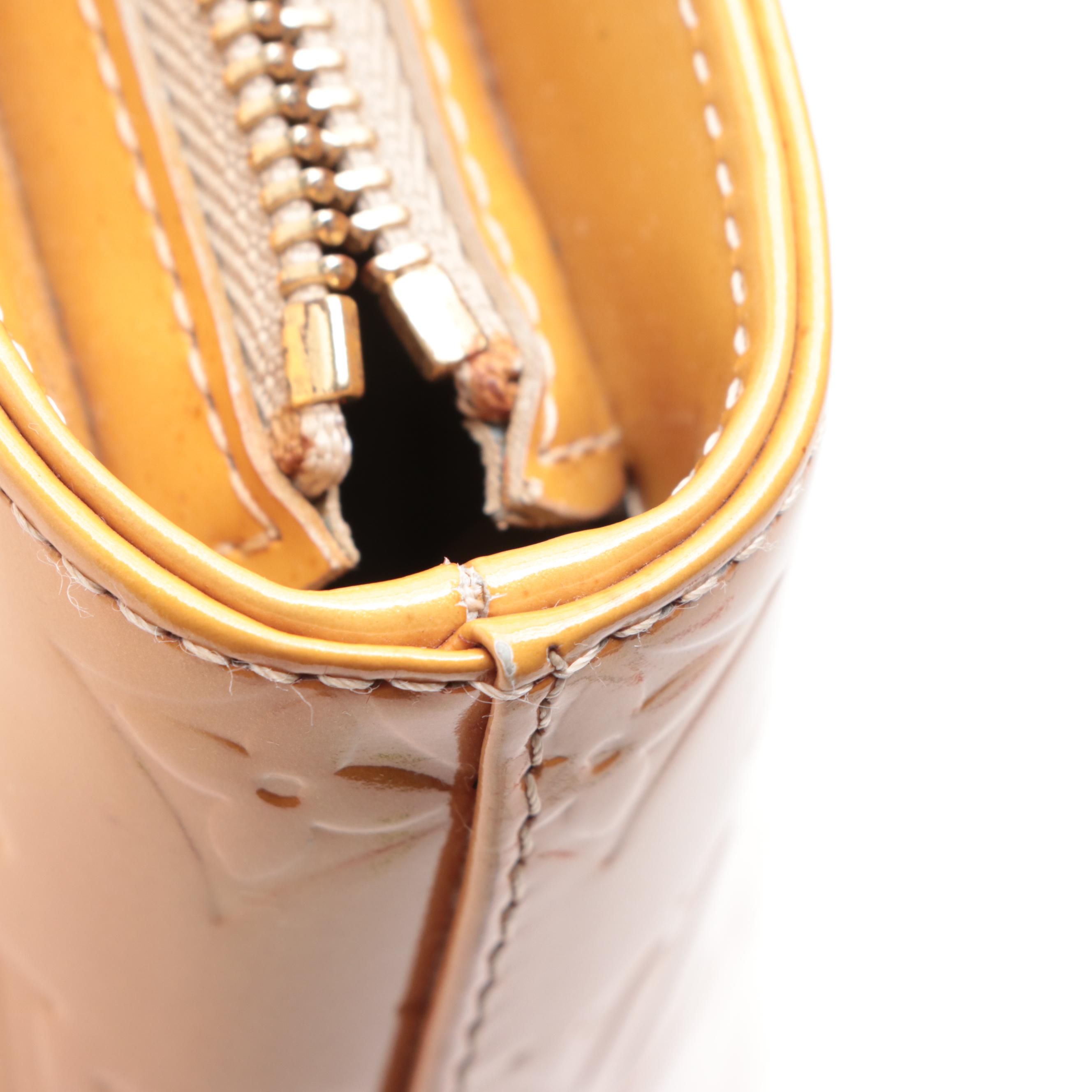 Louis Vuitton Houston Bag in Monogram Vernis and Vachetta Leather