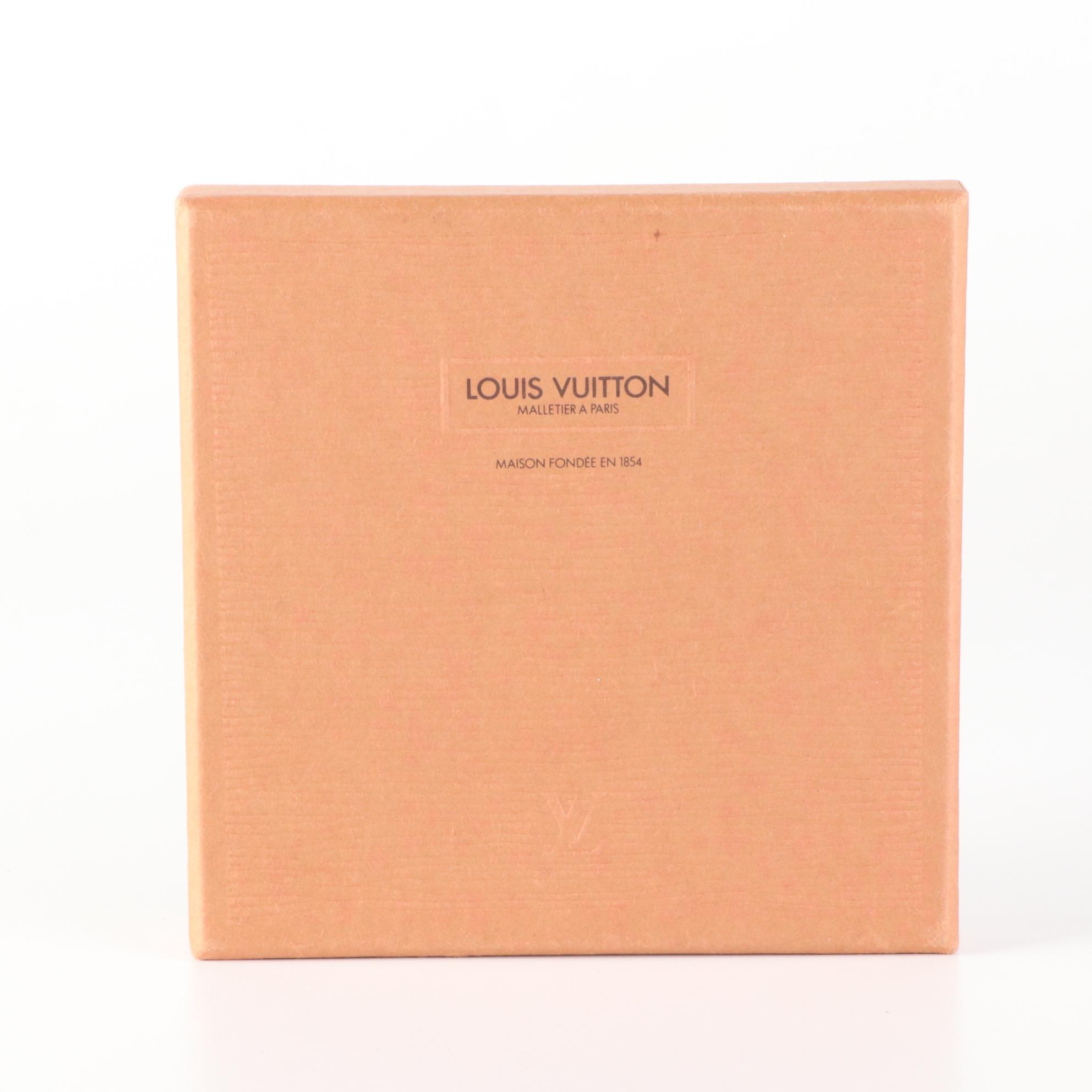 Louis Vuitton Compact Zip Wallet in Damier Canvas and Leather with Box
