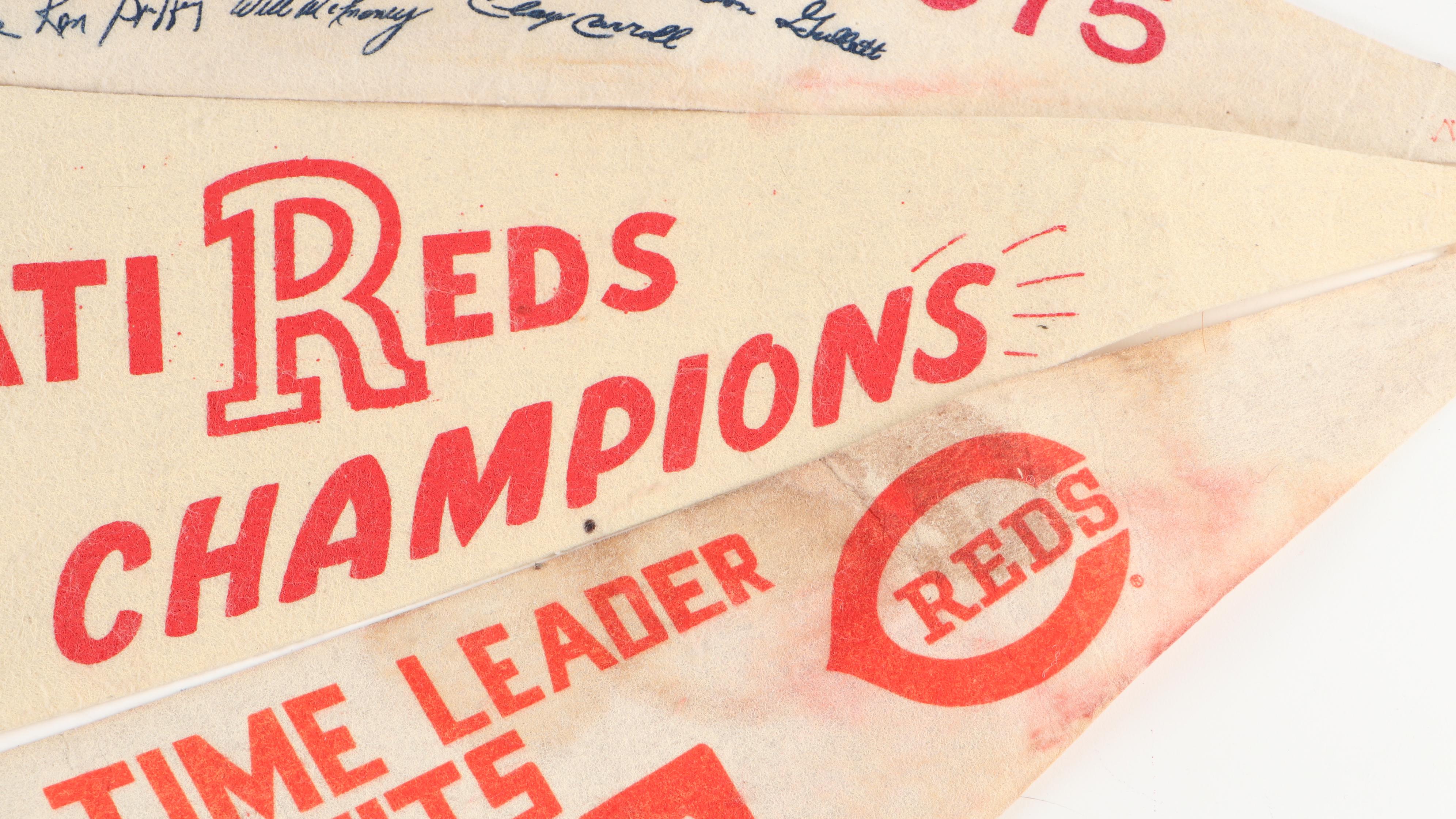 Cincinnati Reds World Series Champs, More Pennants, 1975 and 1976 MLB Yearbooks