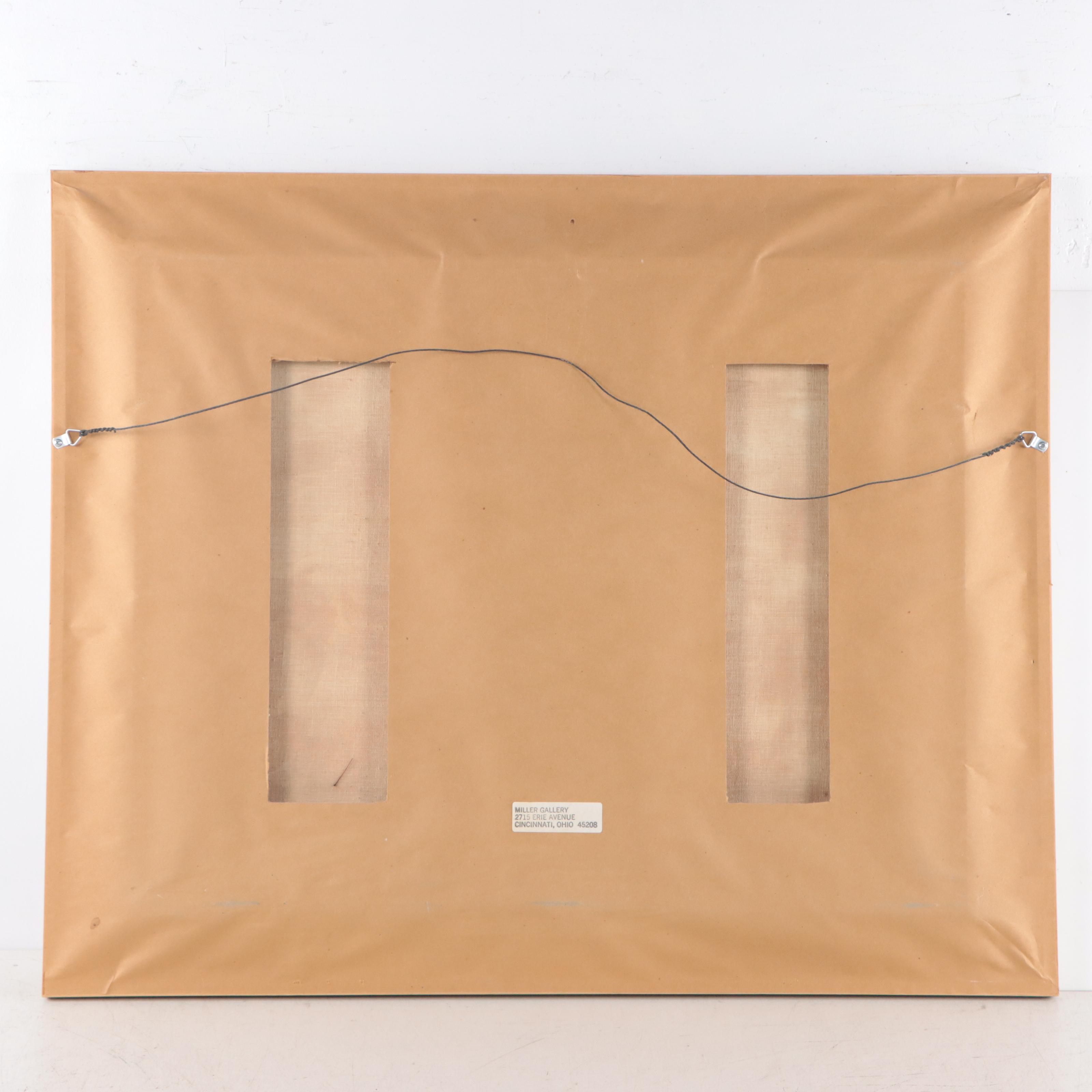 Abstract Expressionist Style Landscape Impasto Acrylic Painting