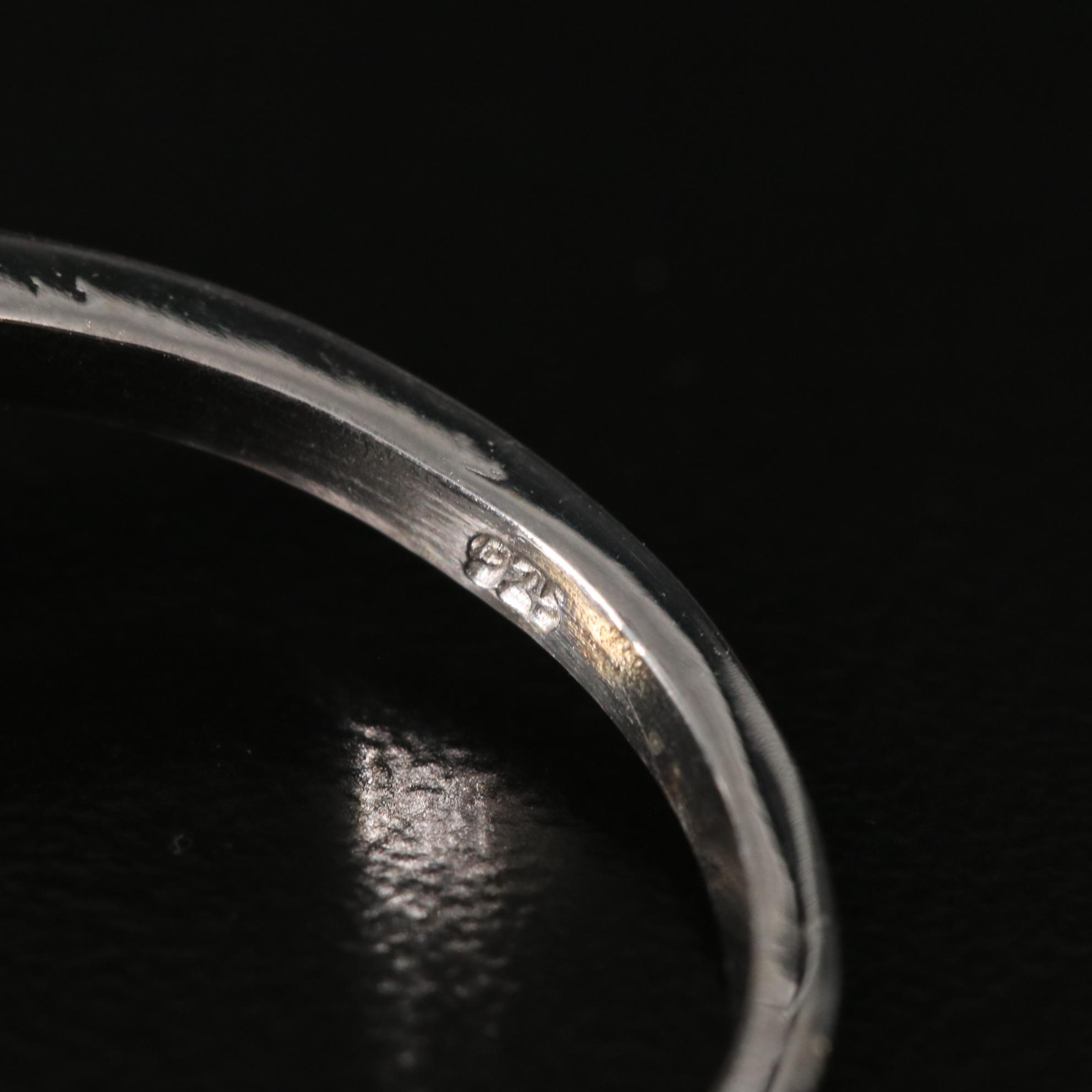 Sterling Citrine and Diamond Ring