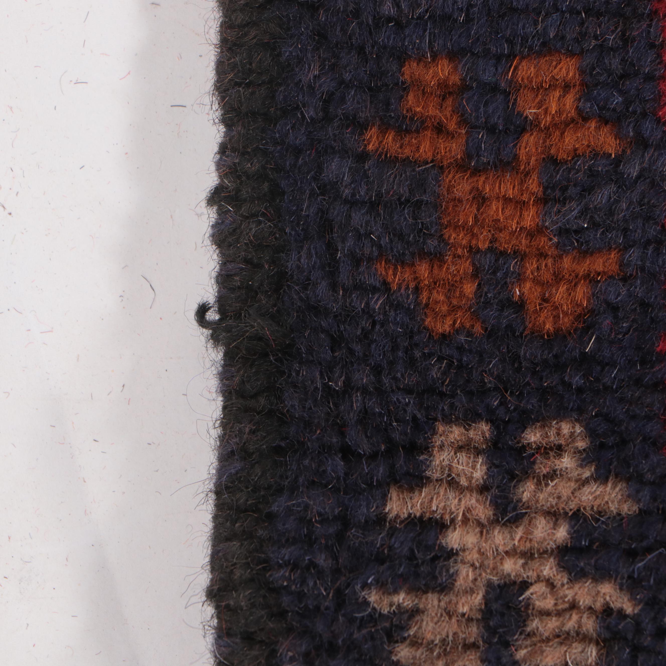 3'10 x 6'9 Hand-Knotted Afghan Baluch Area Rug