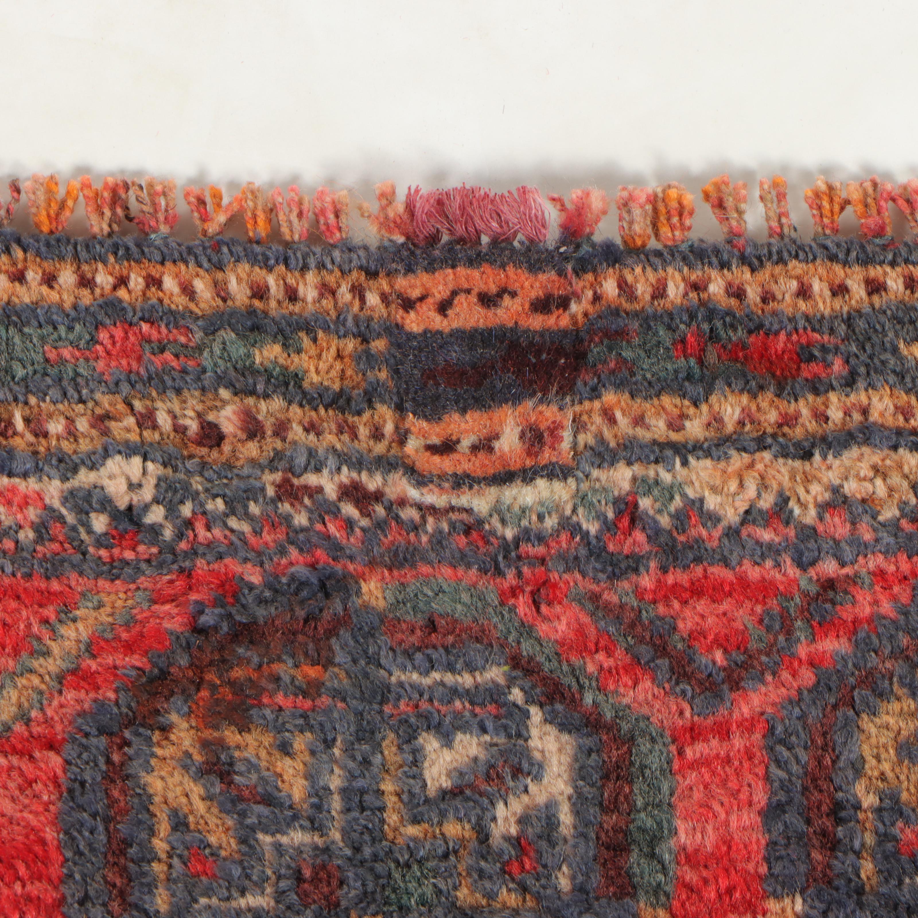 3'11 x 7'2 Hand-Knotted Afghan Turkmen Area Rug