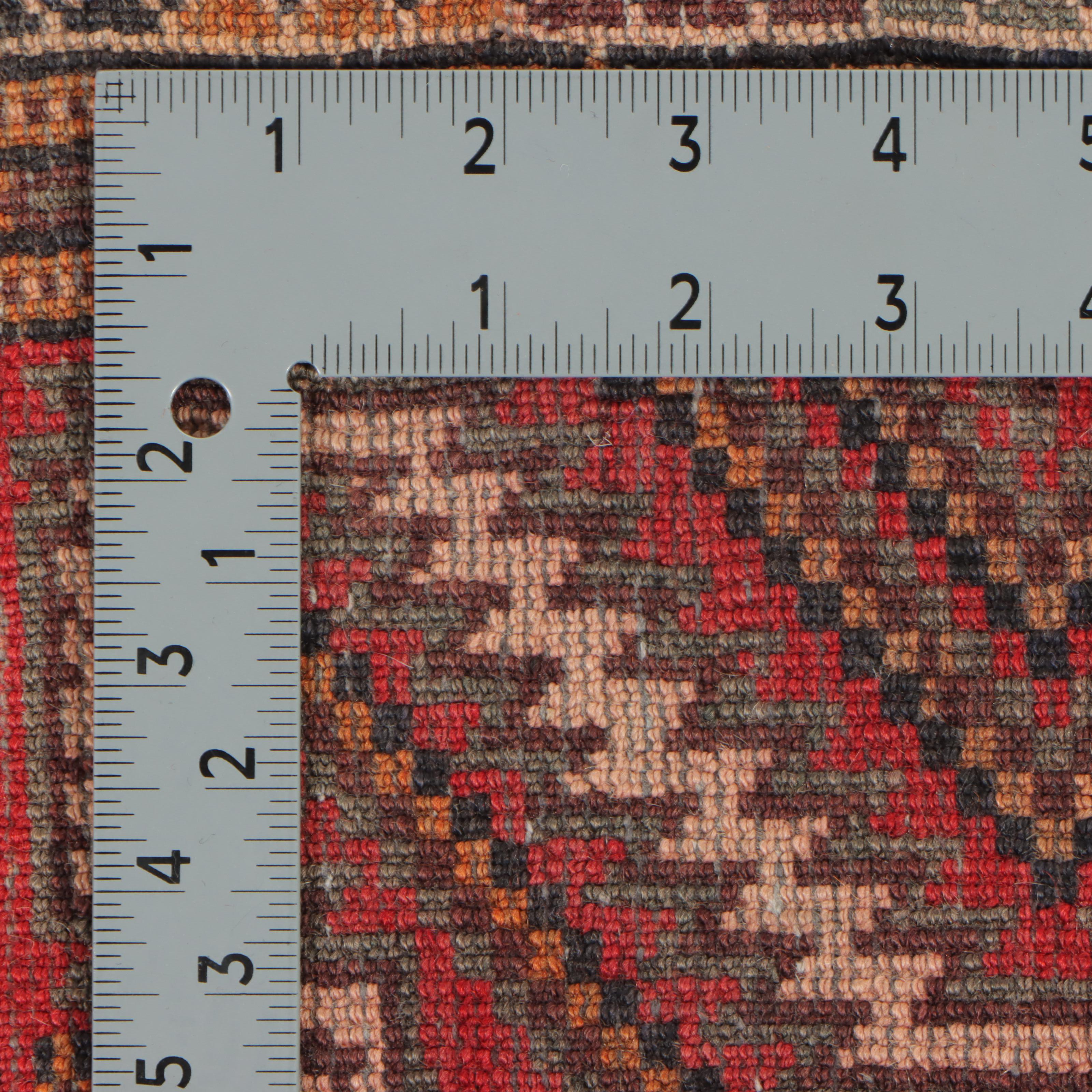 3'11 x 7'2 Hand-Knotted Afghan Turkmen Area Rug