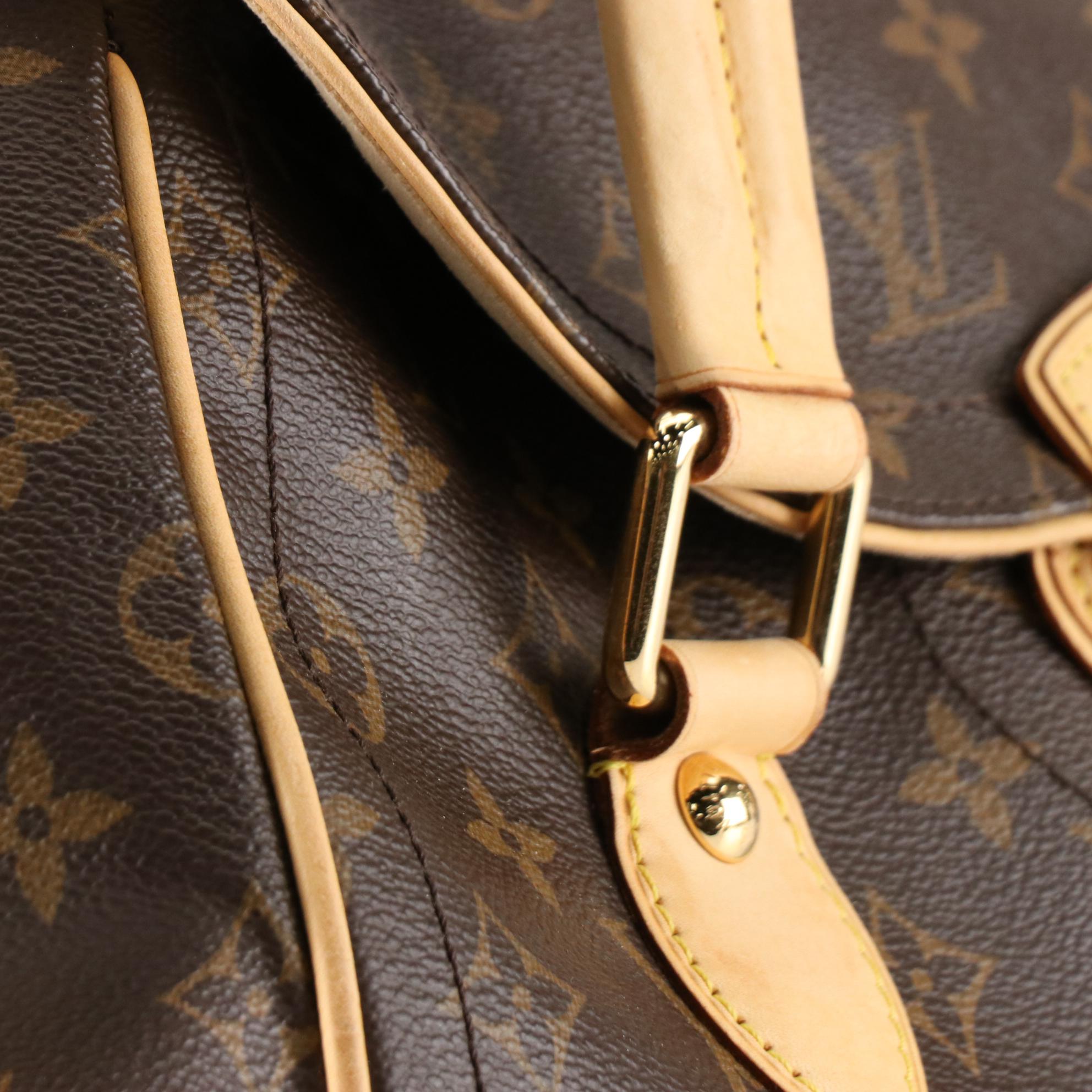 Louis Vuitton Beverly GM Bag in Monogram Canvas and Vachetta Leather