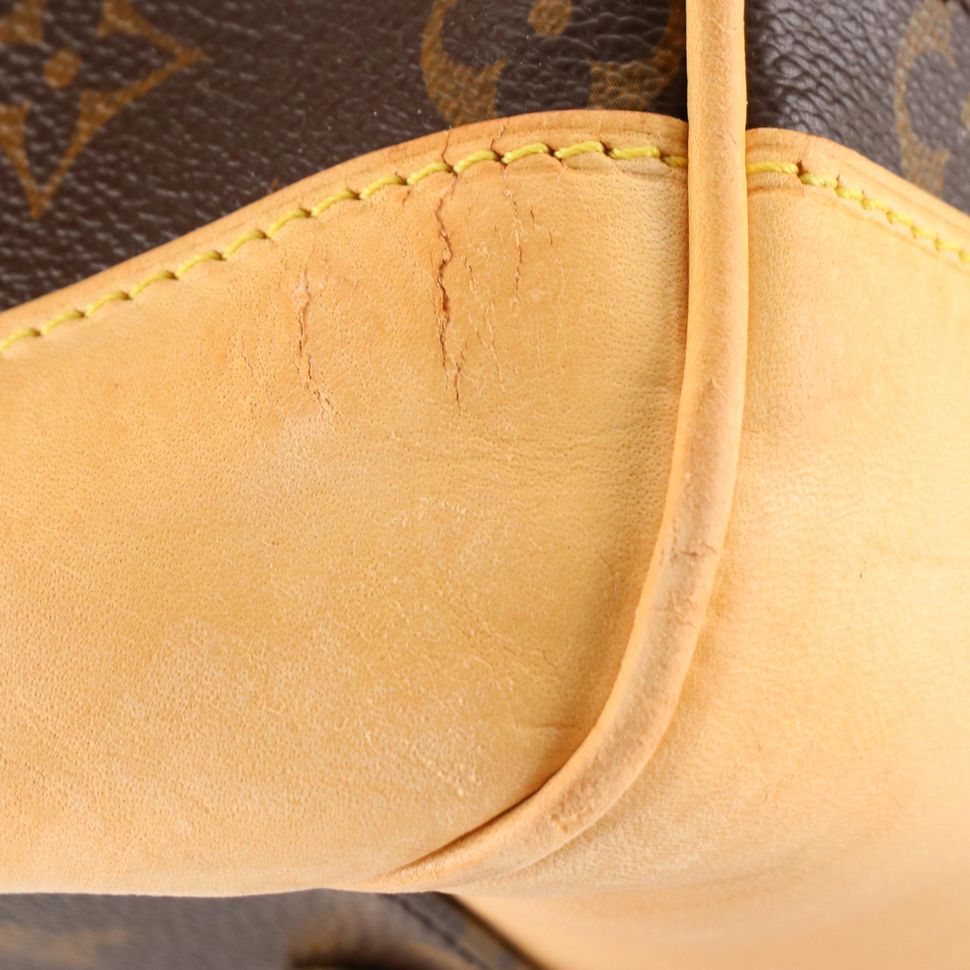 Louis Vuitton Beverly GM Bag in Monogram Canvas and Vachetta Leather