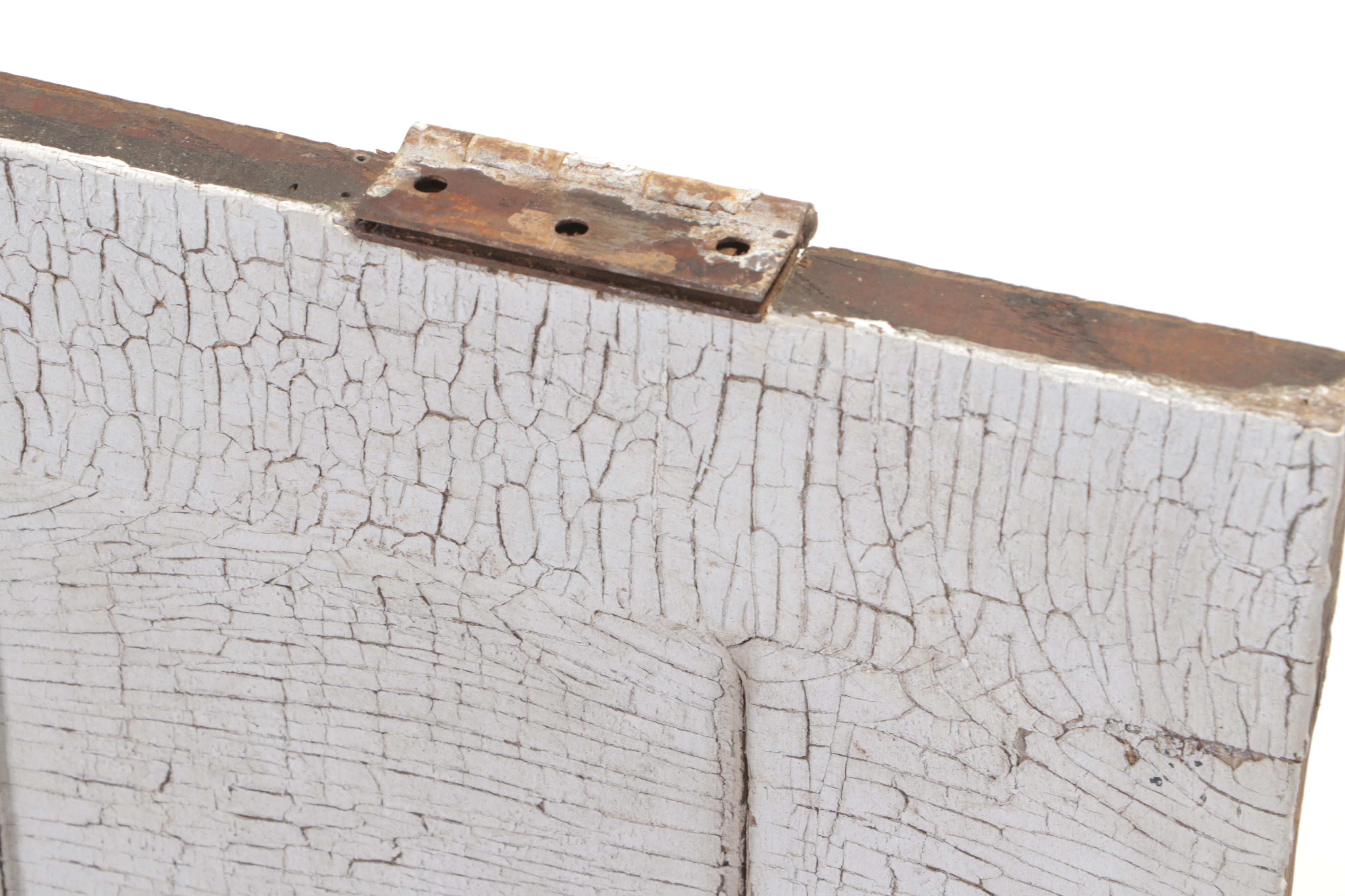 Neoclassical White-Painted Seven-Light Wall Sconce Mounted to Panel