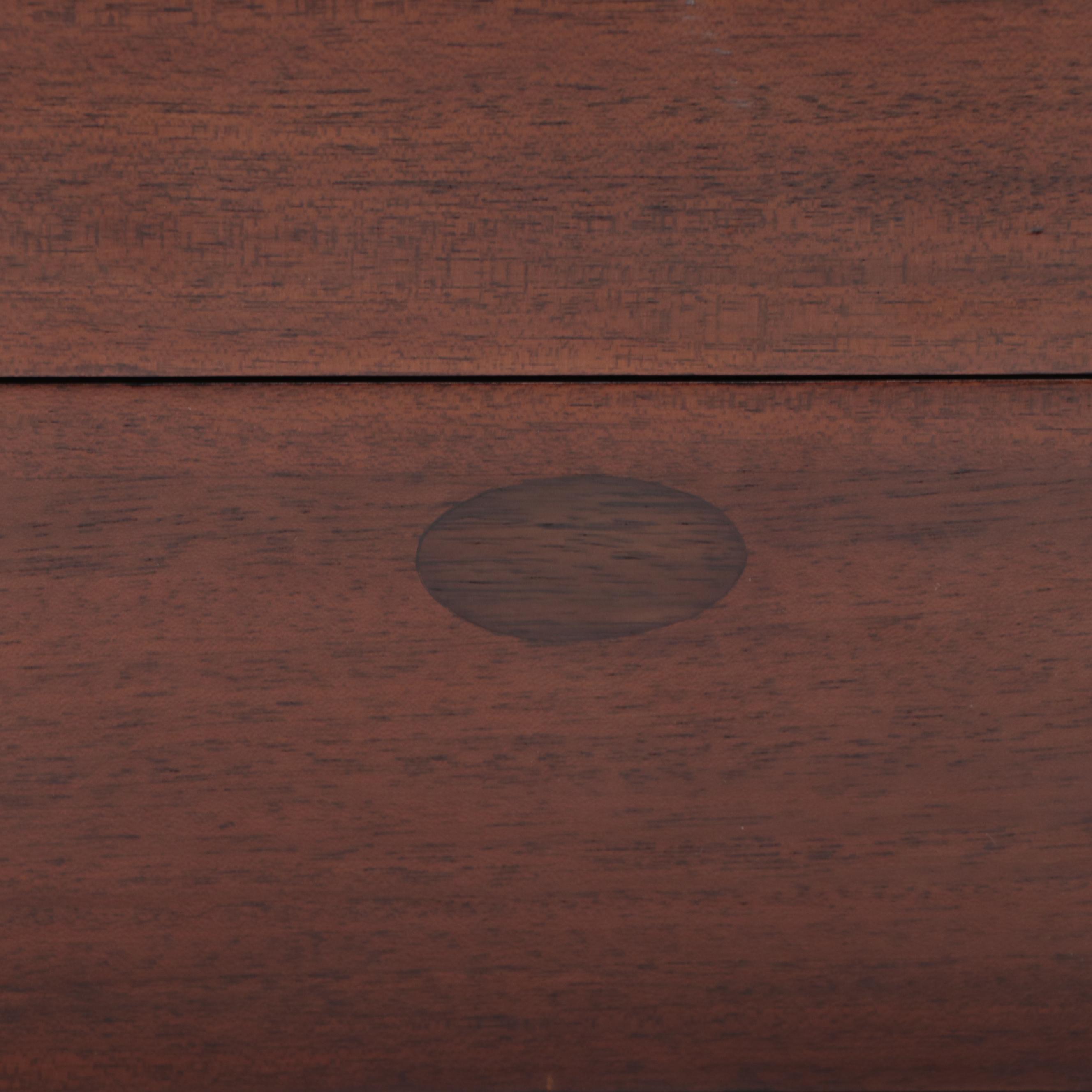 Mahogany and Walnut Jewelry Box