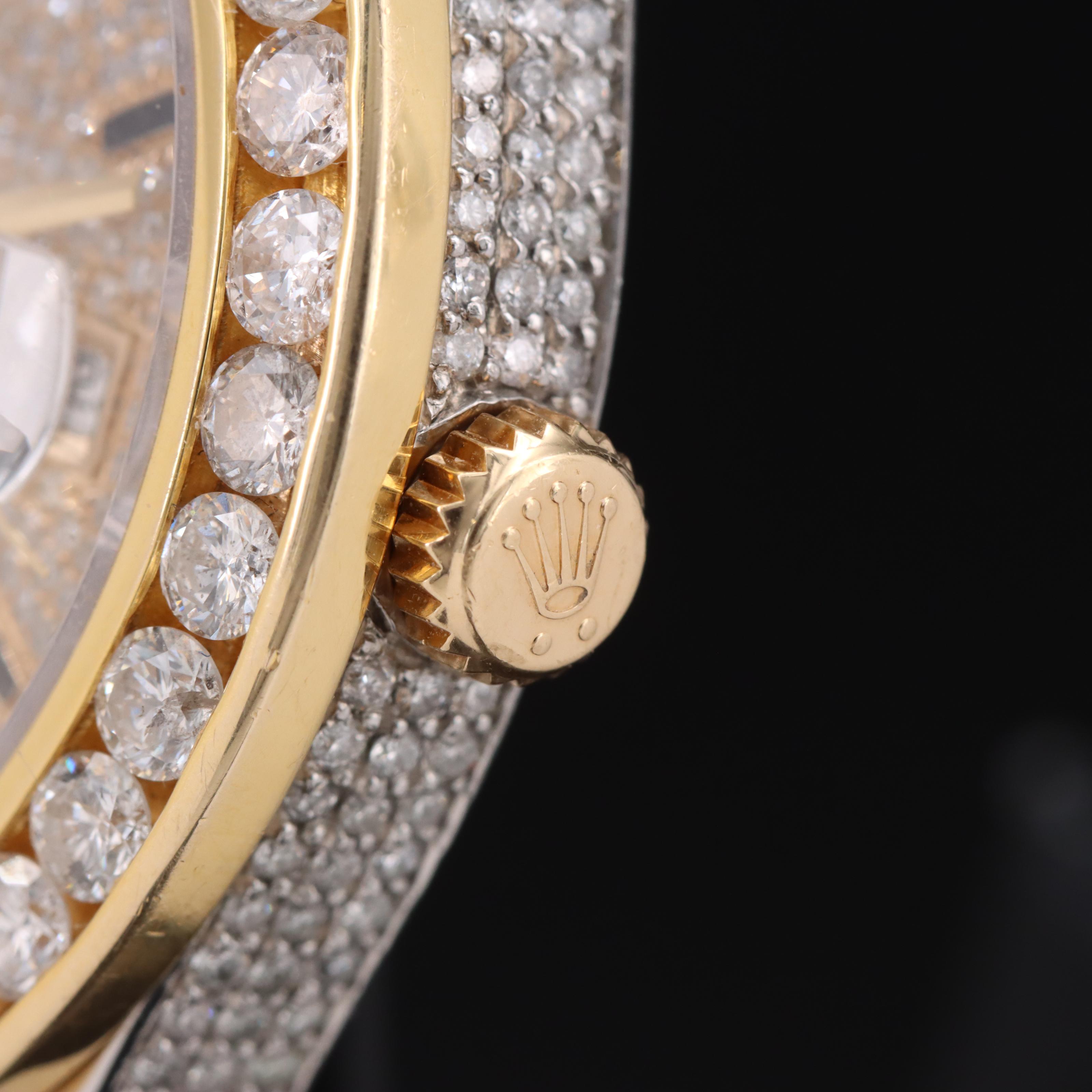 Rolex Datejust II 11.12 CTW Custom Diamond Watch