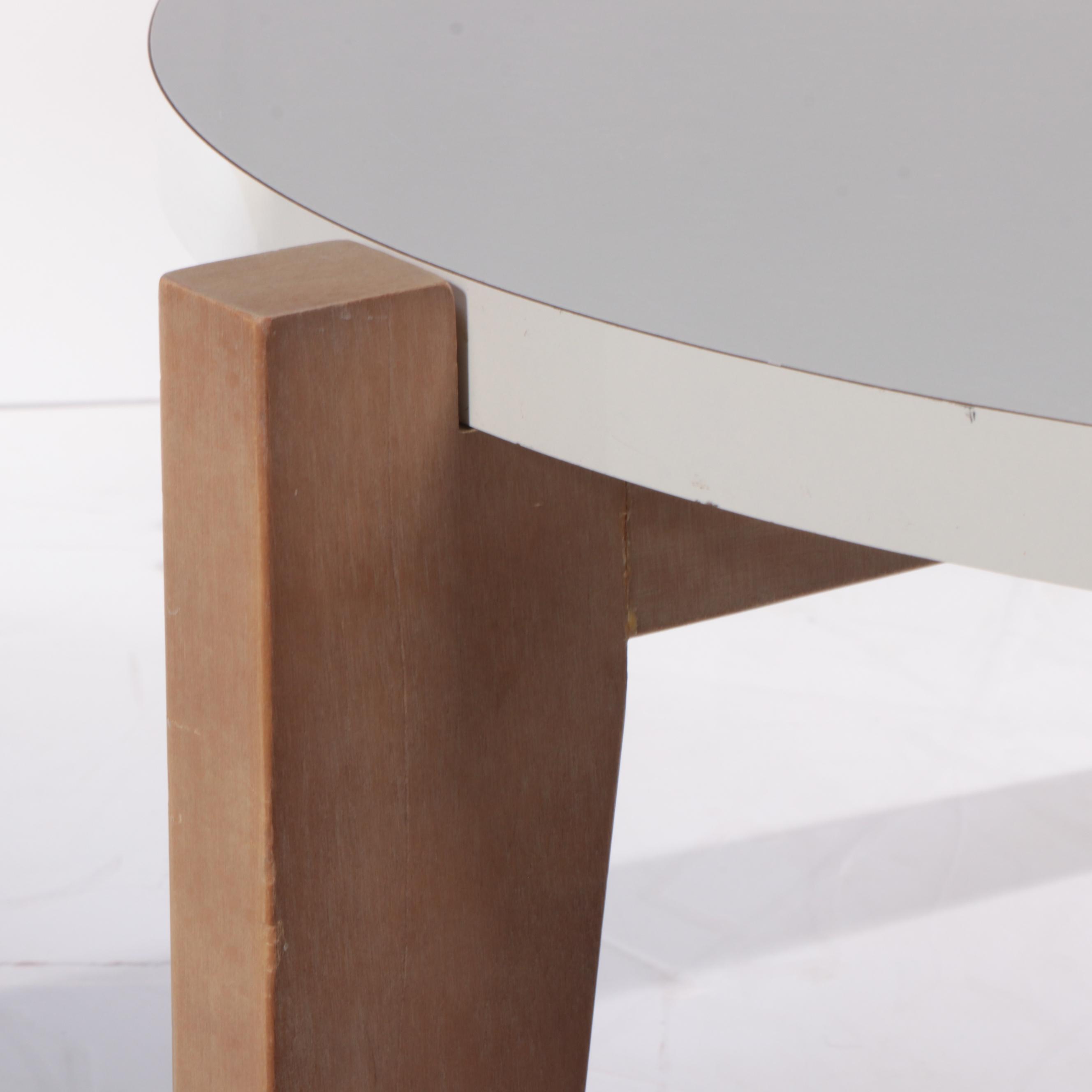 Thomas O'Brien "Vintage Modern" Teak and White Laminate Top Coffee Table