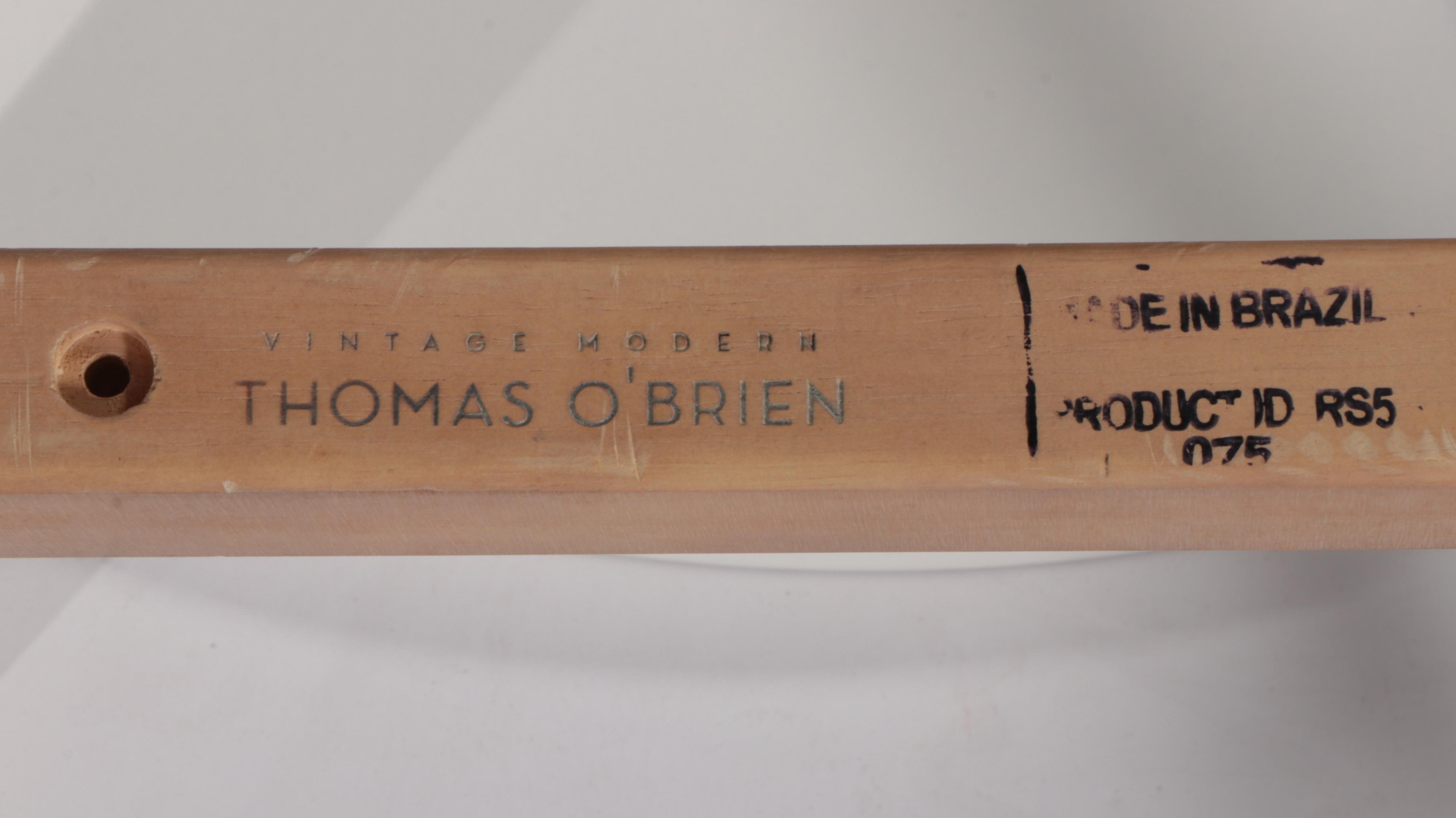 Thomas O'Brien "Vintage Modern" Teak and White Laminate Top Coffee Table