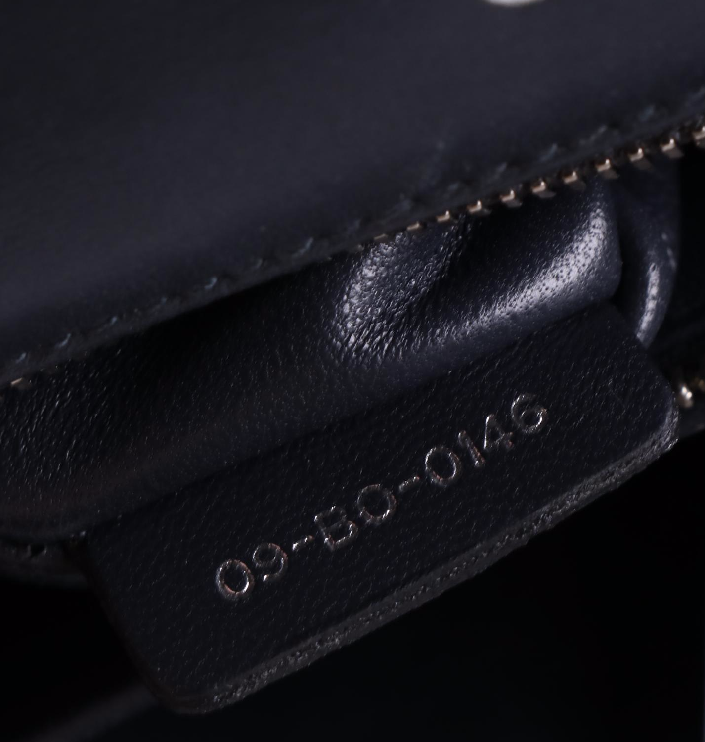 Christian Dior Wallet on Chain in Diorama Cannage Metallic Leather