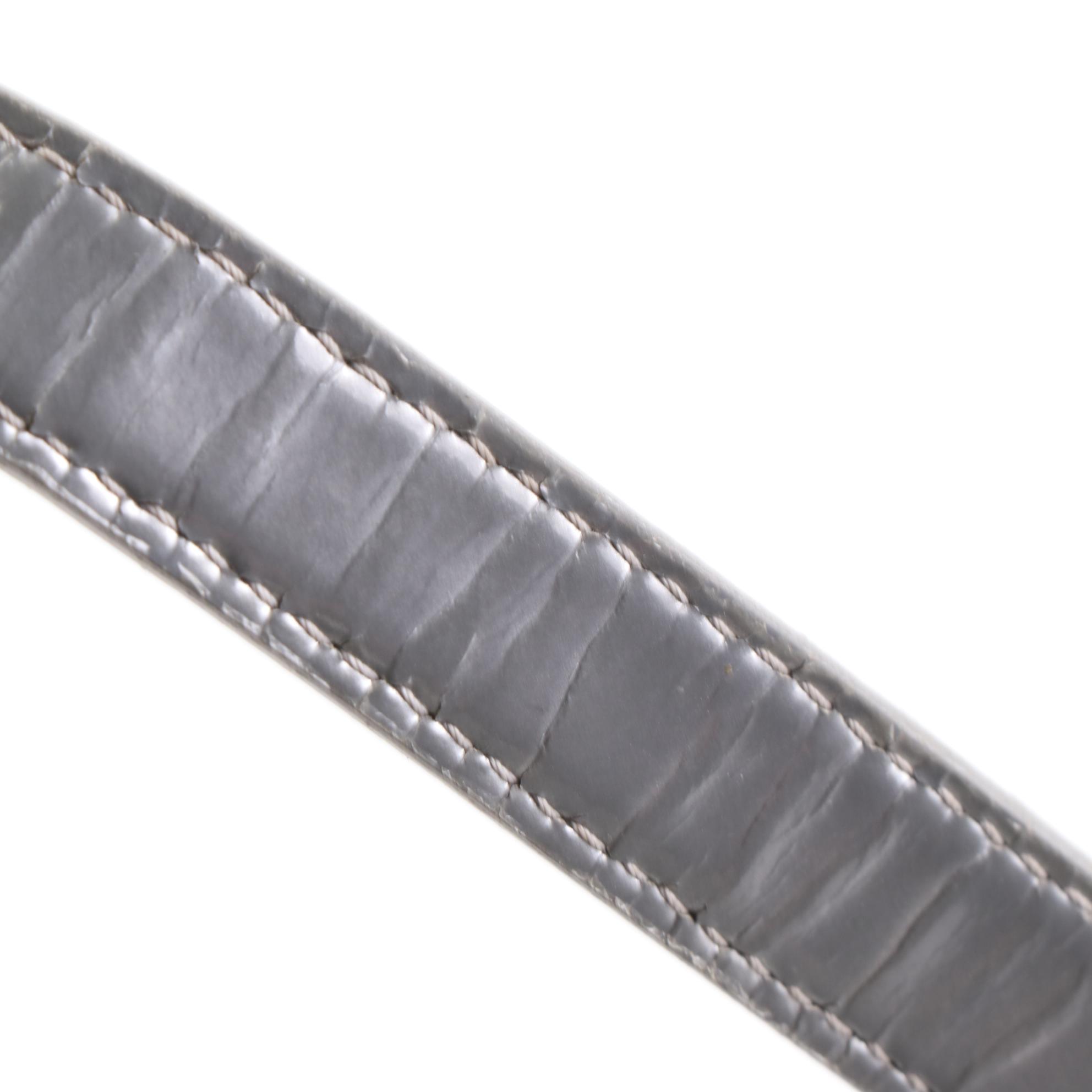 Christian Dior Wallet on Chain in Diorama Cannage Metallic Leather