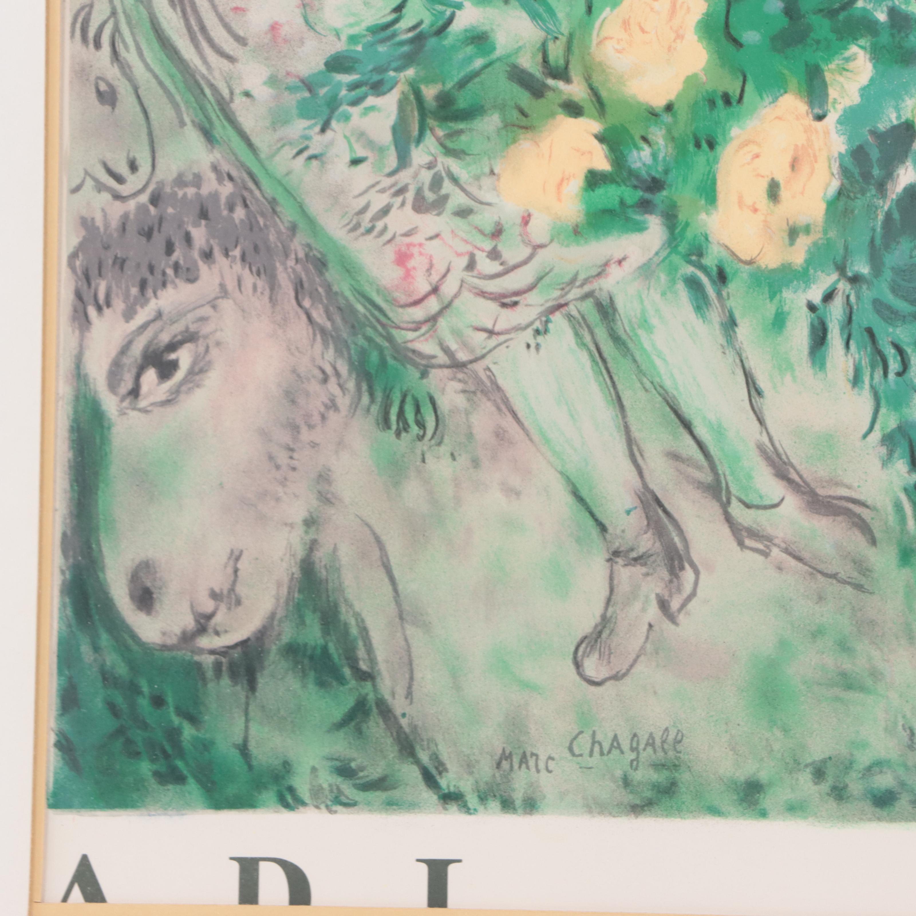 Art Expo New York Marc Chagall Lithograph Poster