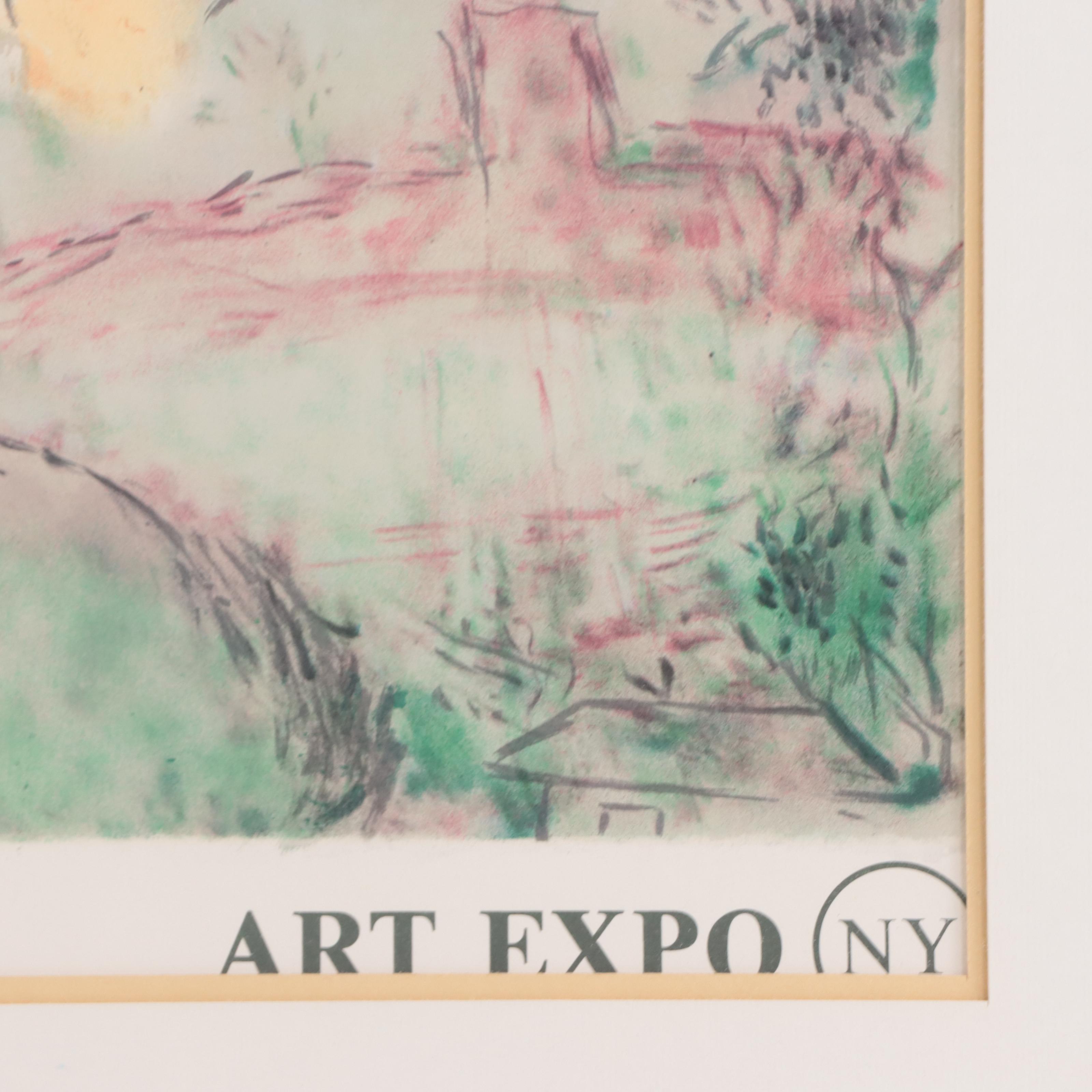 Art Expo New York Marc Chagall Lithograph Poster