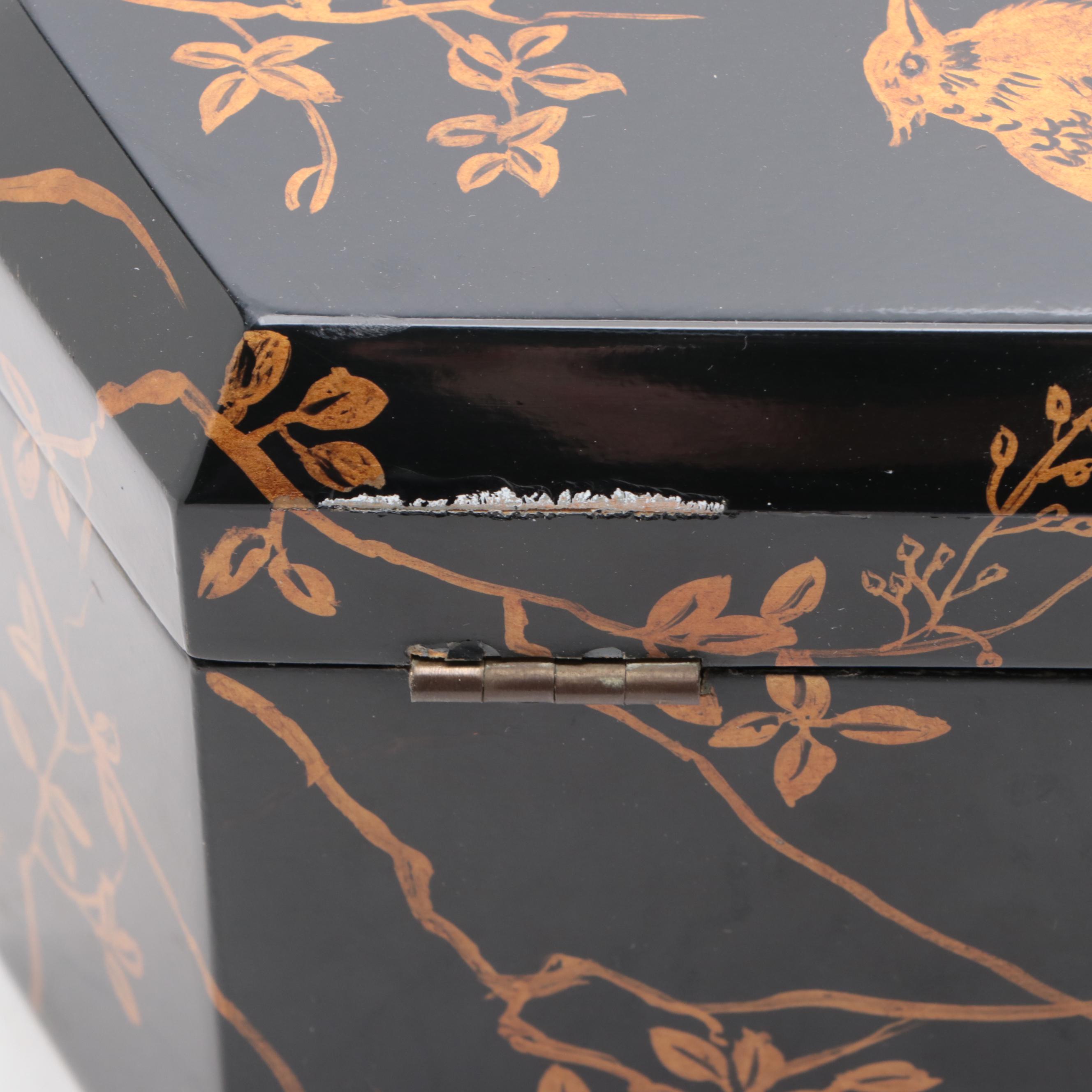 Maitland-Smith Resin Lacquerware Box