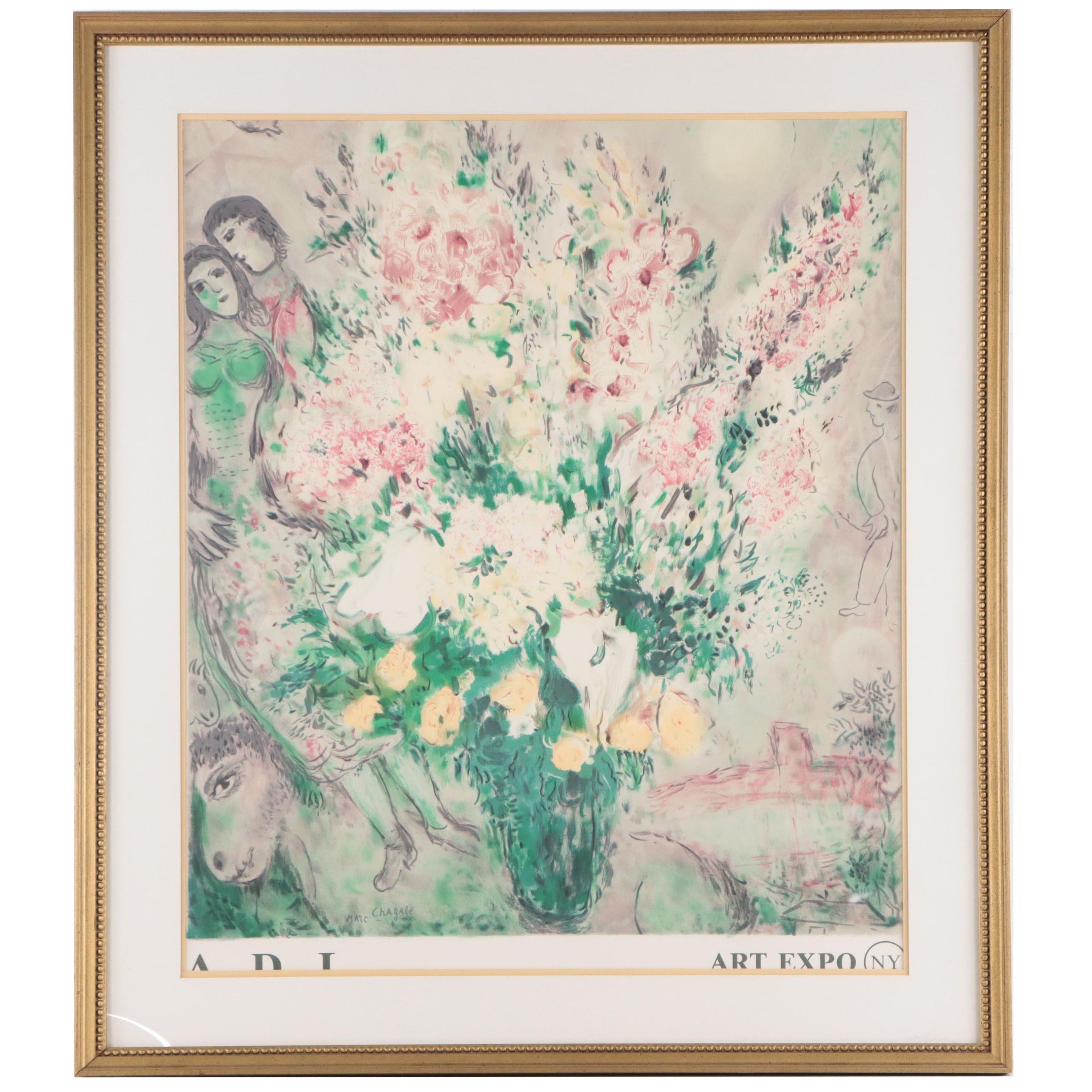 Art Expo New York Marc Chagall Lithograph Poster