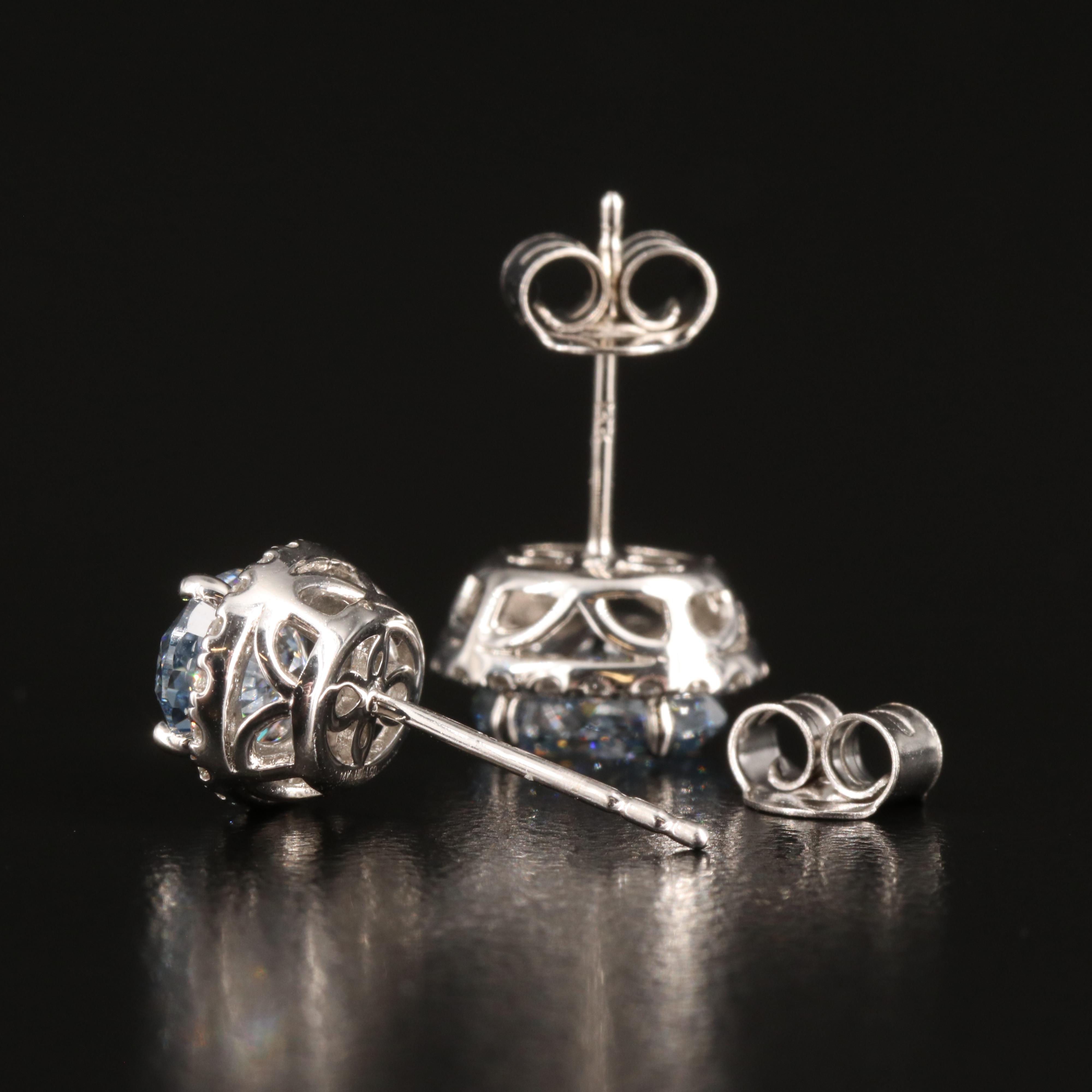 14K 2.19 CTW Lab Grown Diamond Stud Earrings