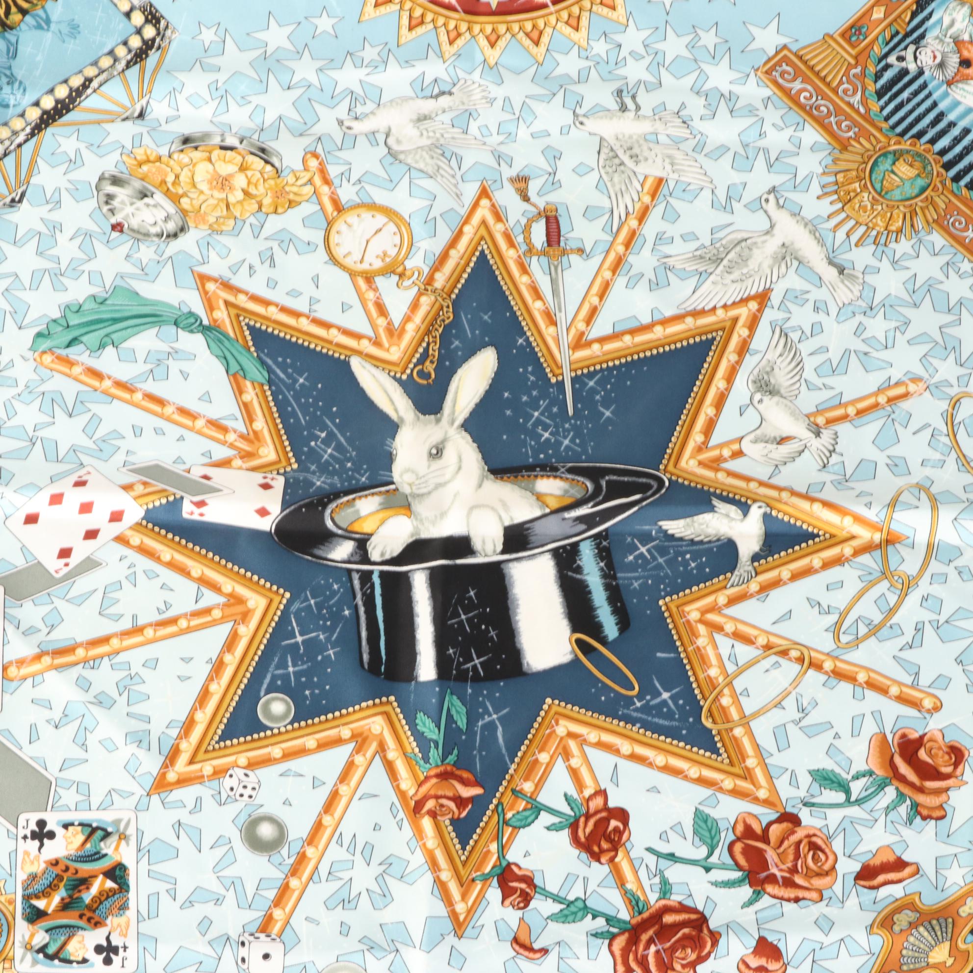 Hermès "La Magie" Silk Twill Scarf 90