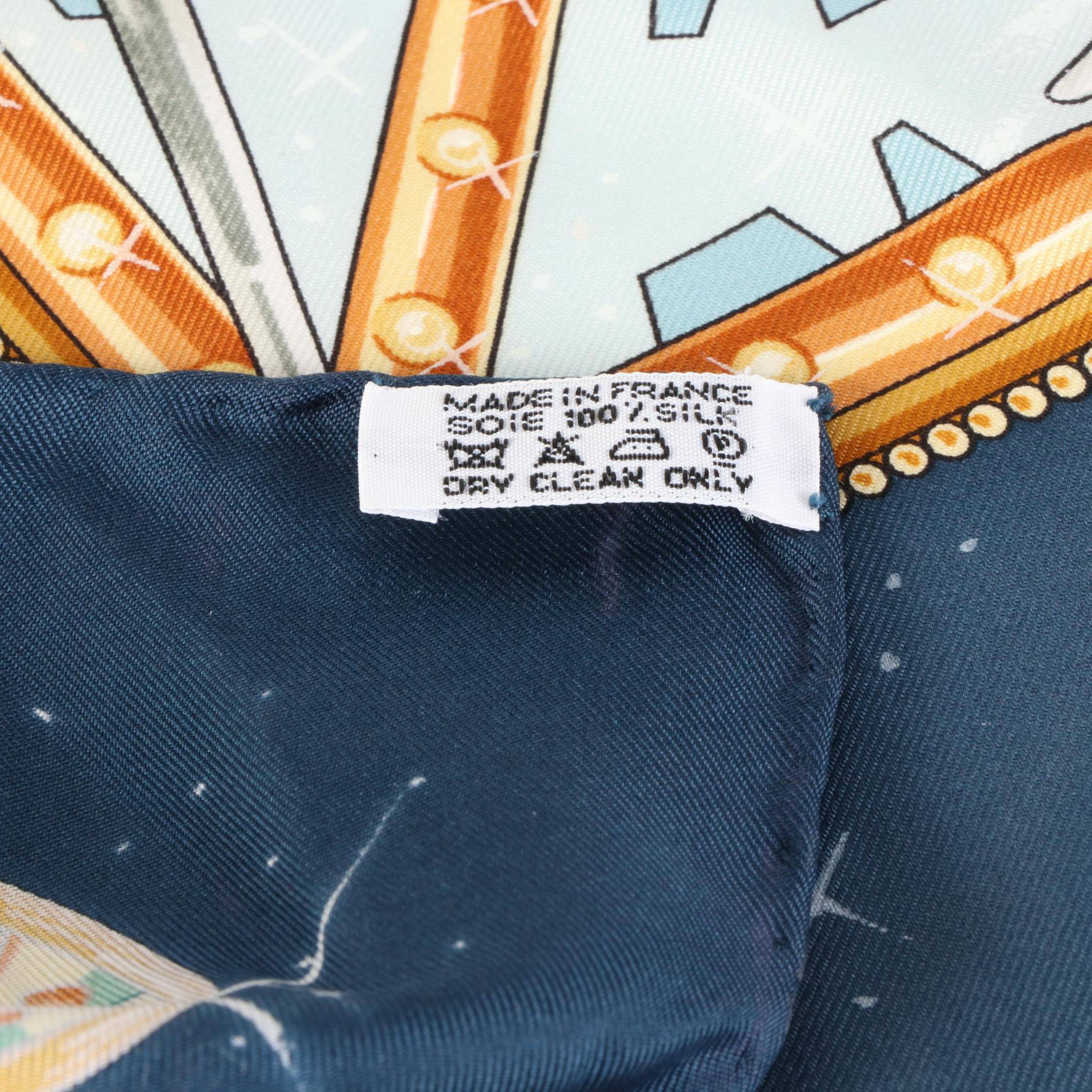 Hermès "La Magie" Silk Twill Scarf 90