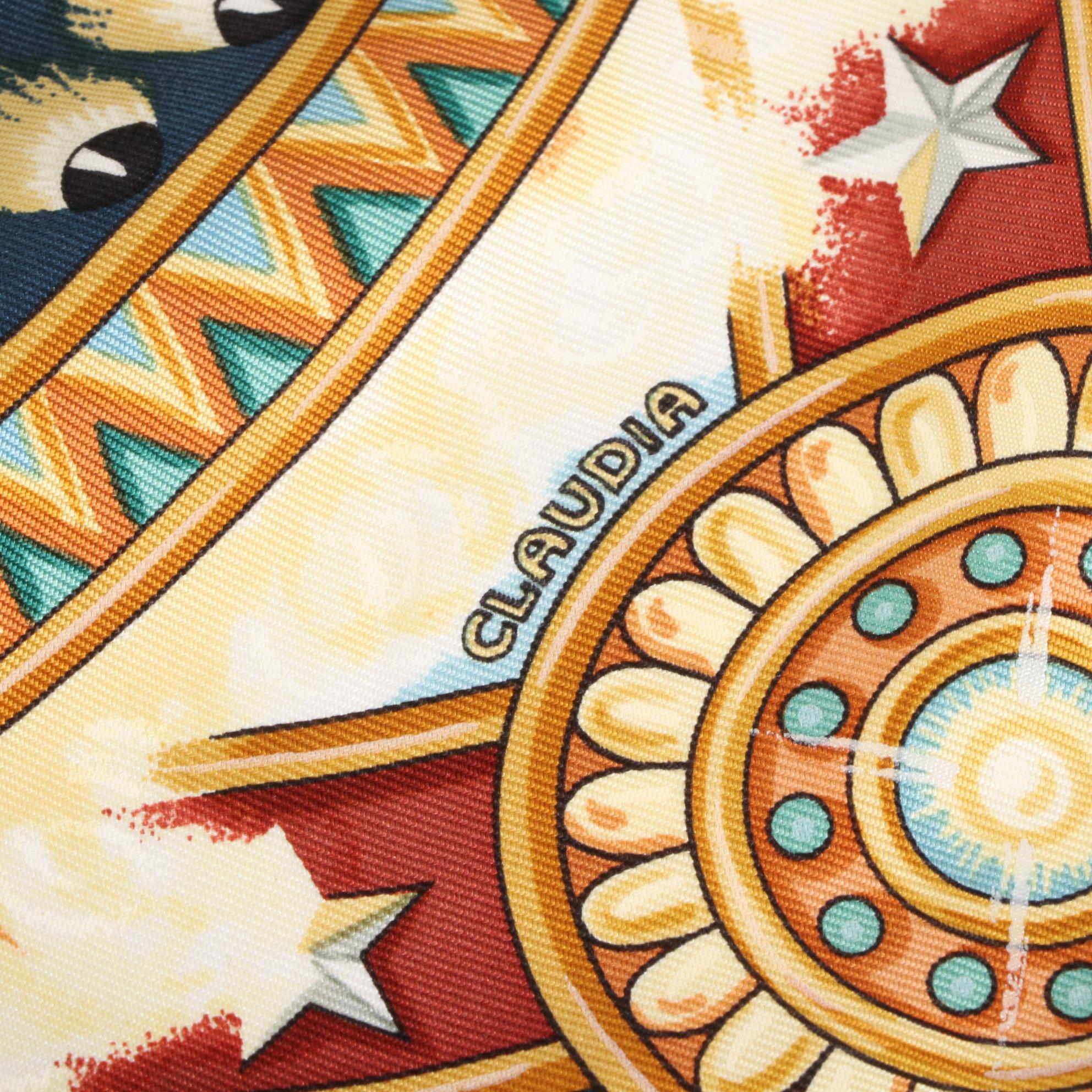 Hermès "La Magie" Silk Twill Scarf 90