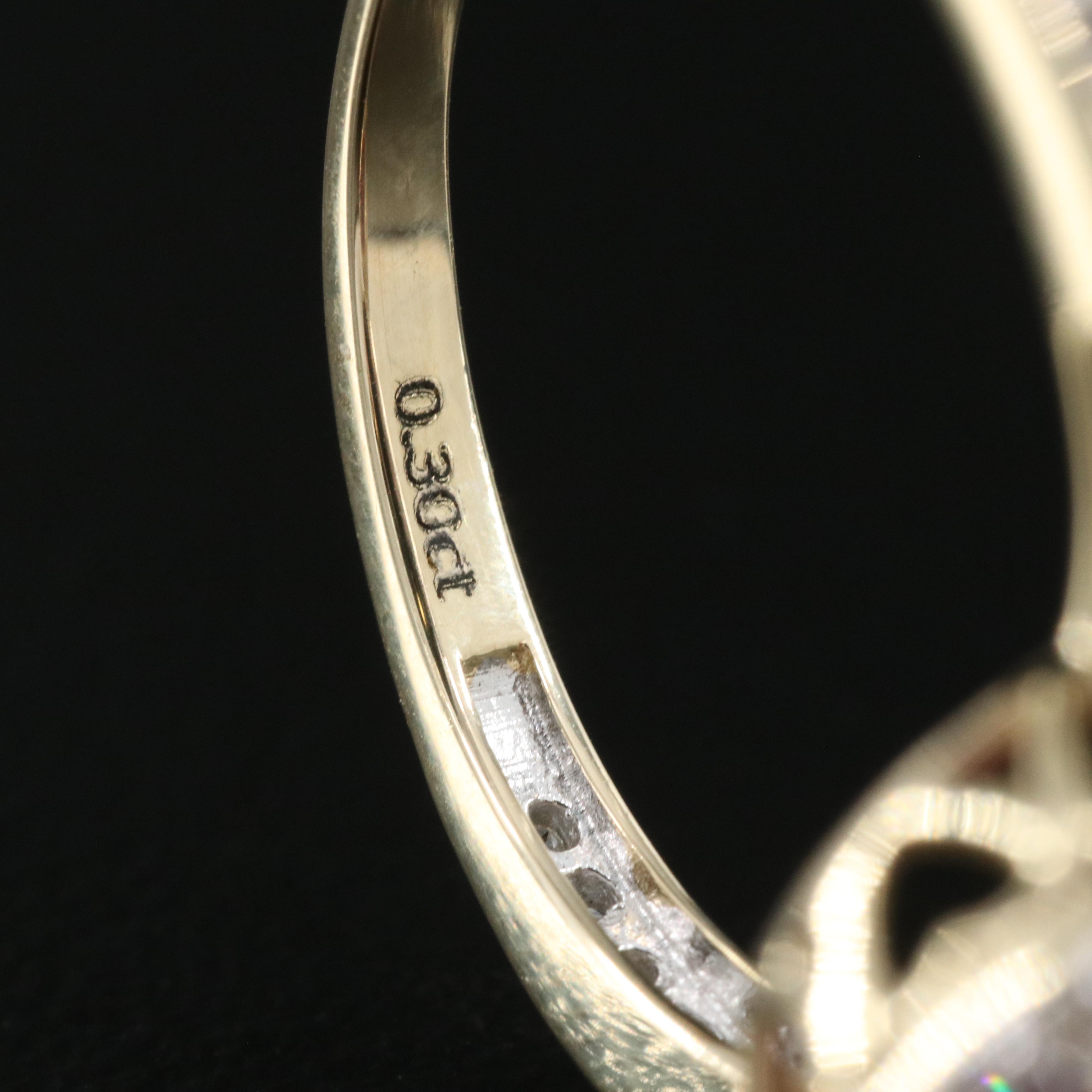 14K 6.98 CT Ruby and Diamond Ring