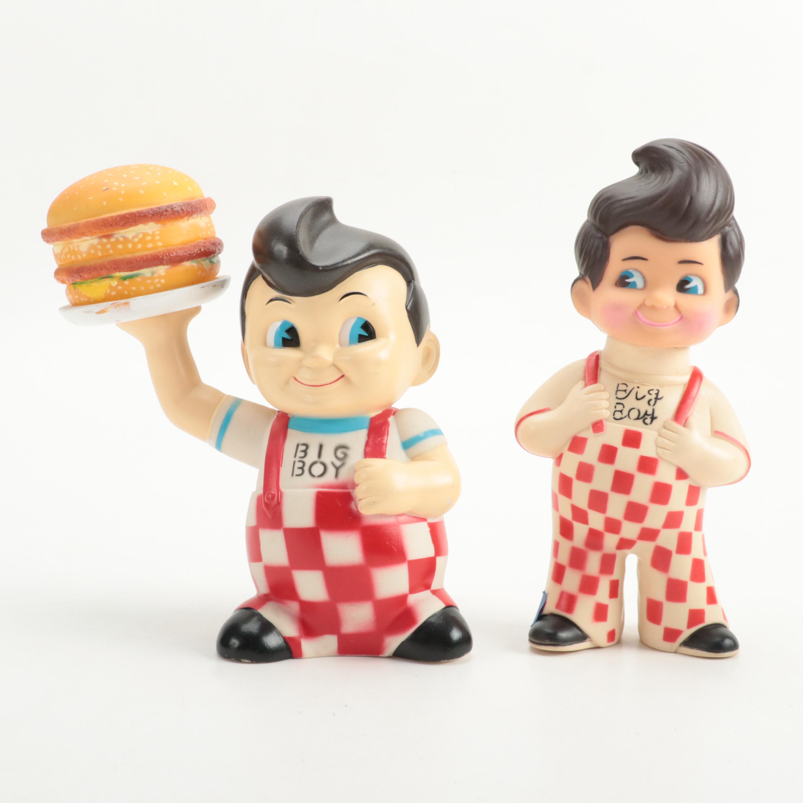 Frisch's Big Boy Vinyl Advertising Banks and Figurines
