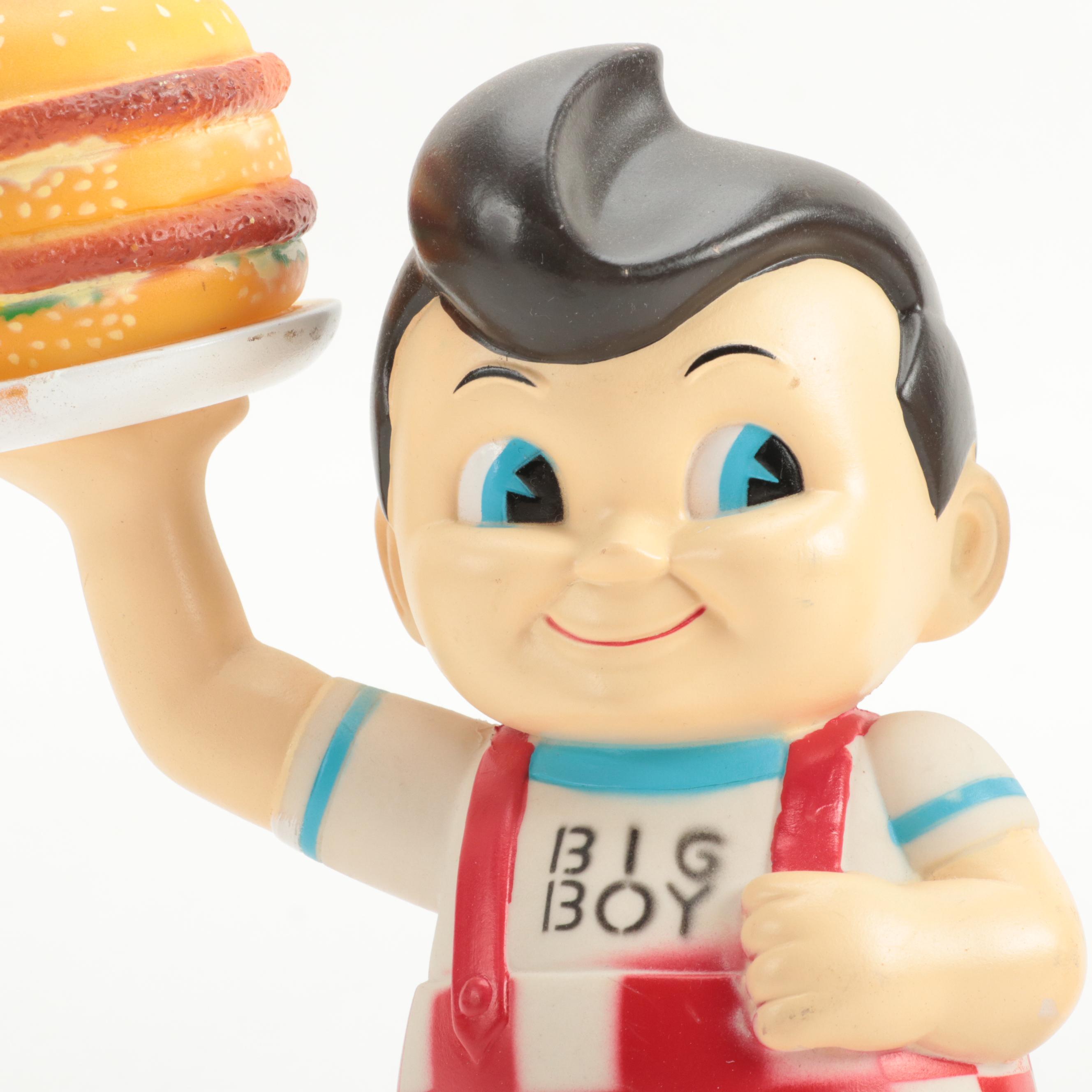 Frisch's Big Boy Vinyl Advertising Banks and Figurines