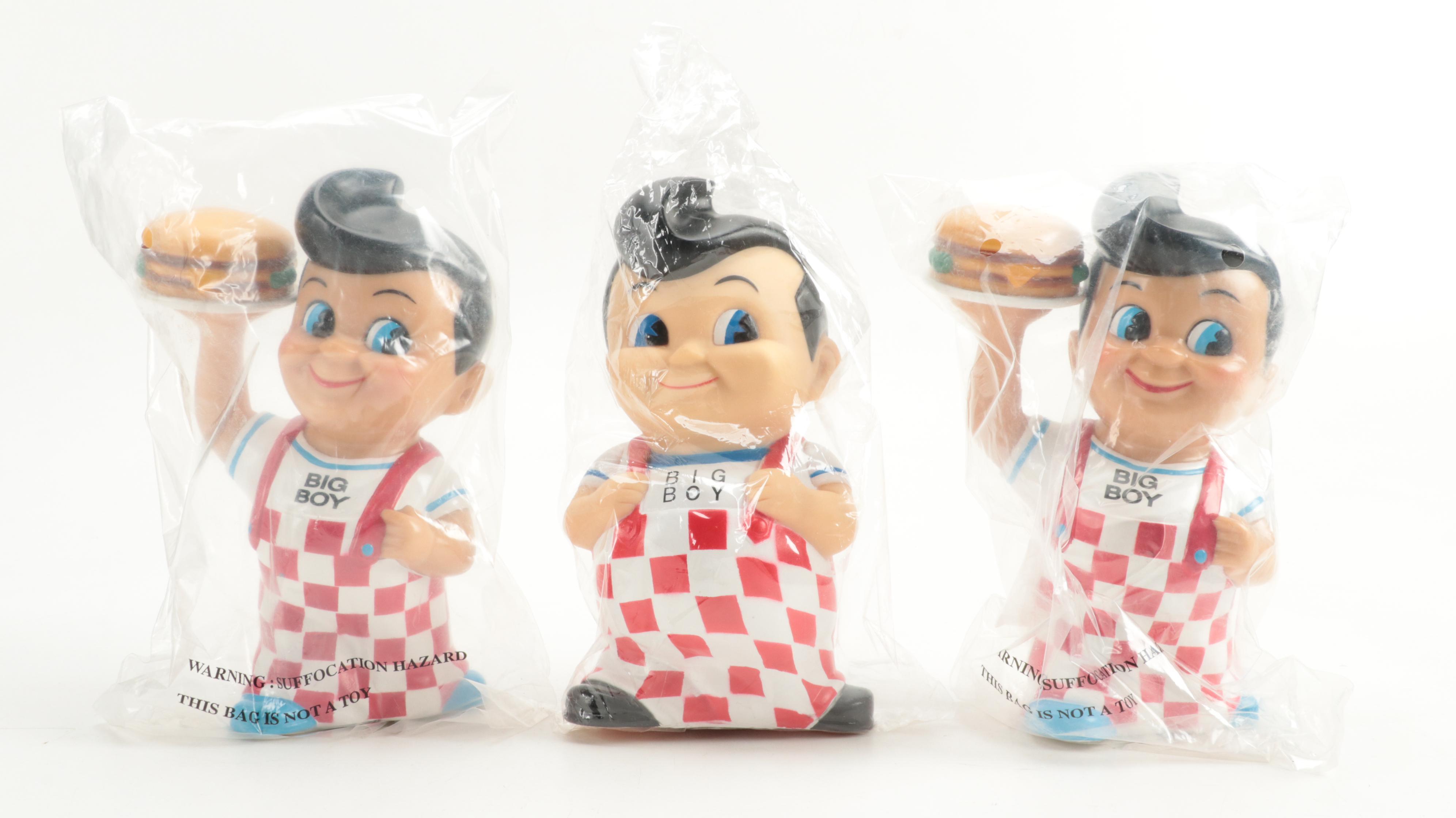Frisch's Big Boy Vinyl Advertising Banks and Figurines