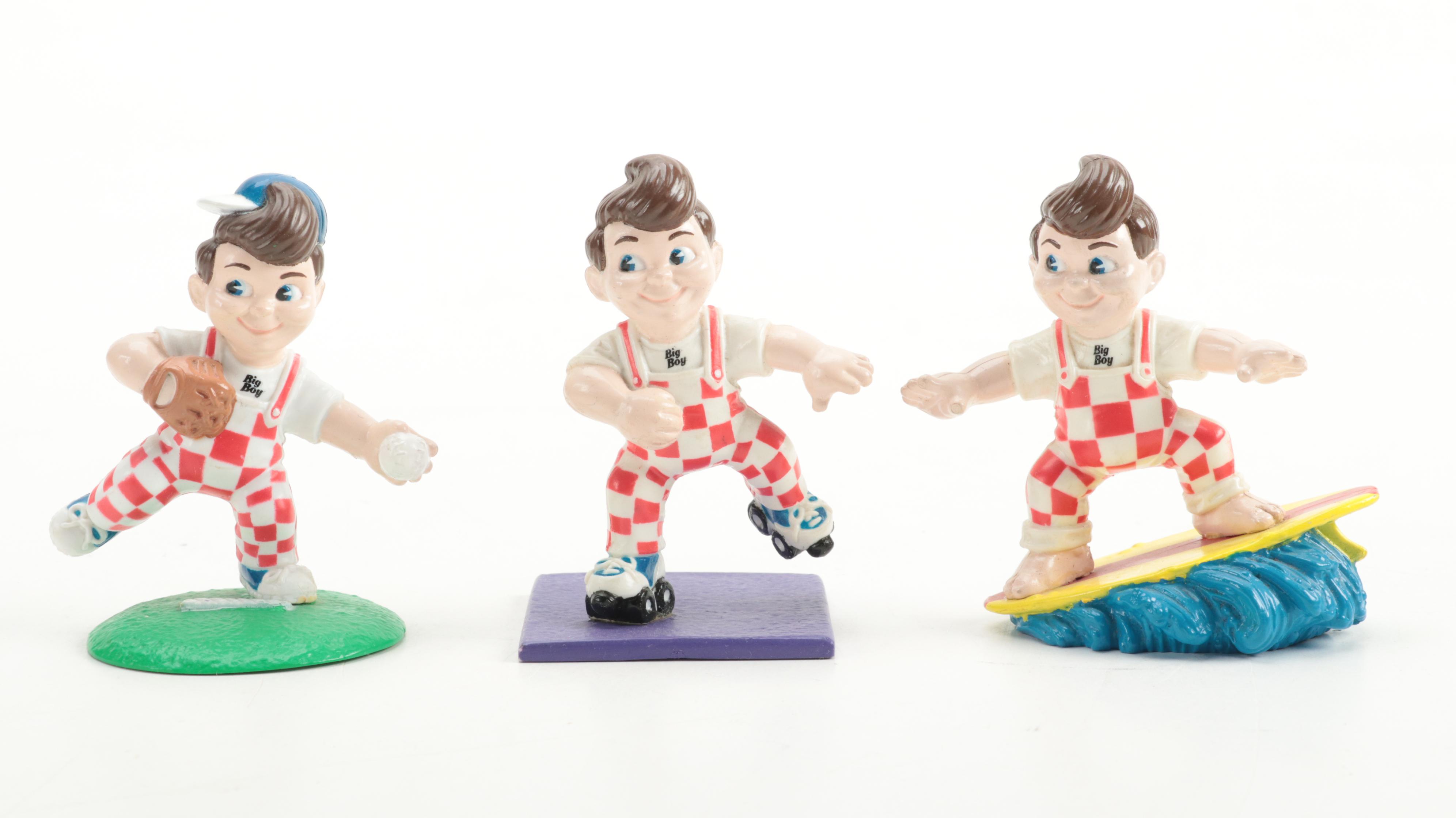 Frisch's Big Boy Vinyl Advertising Banks and Figurines