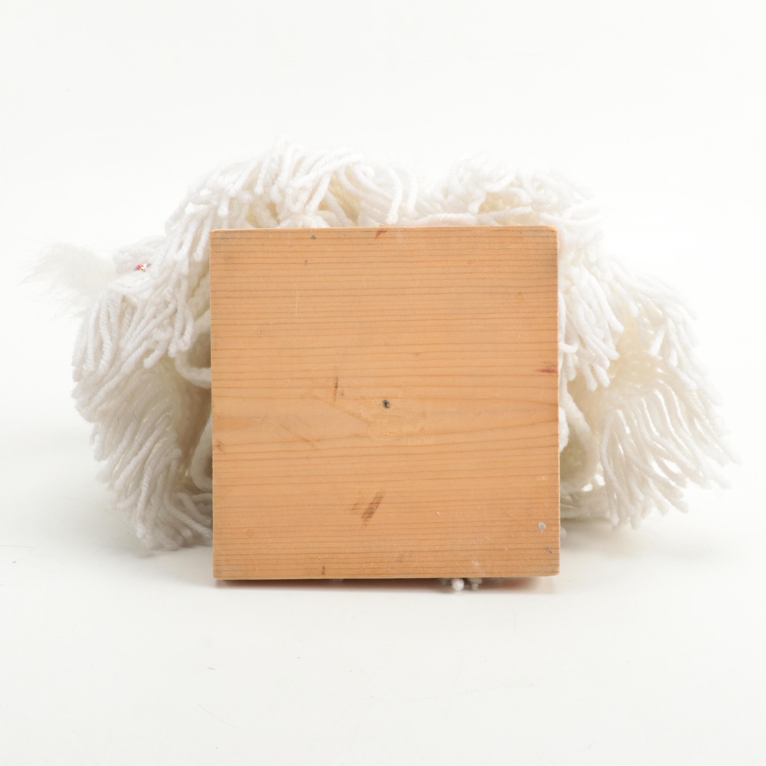 Native American Style Doll with Handmade Crochet Dress