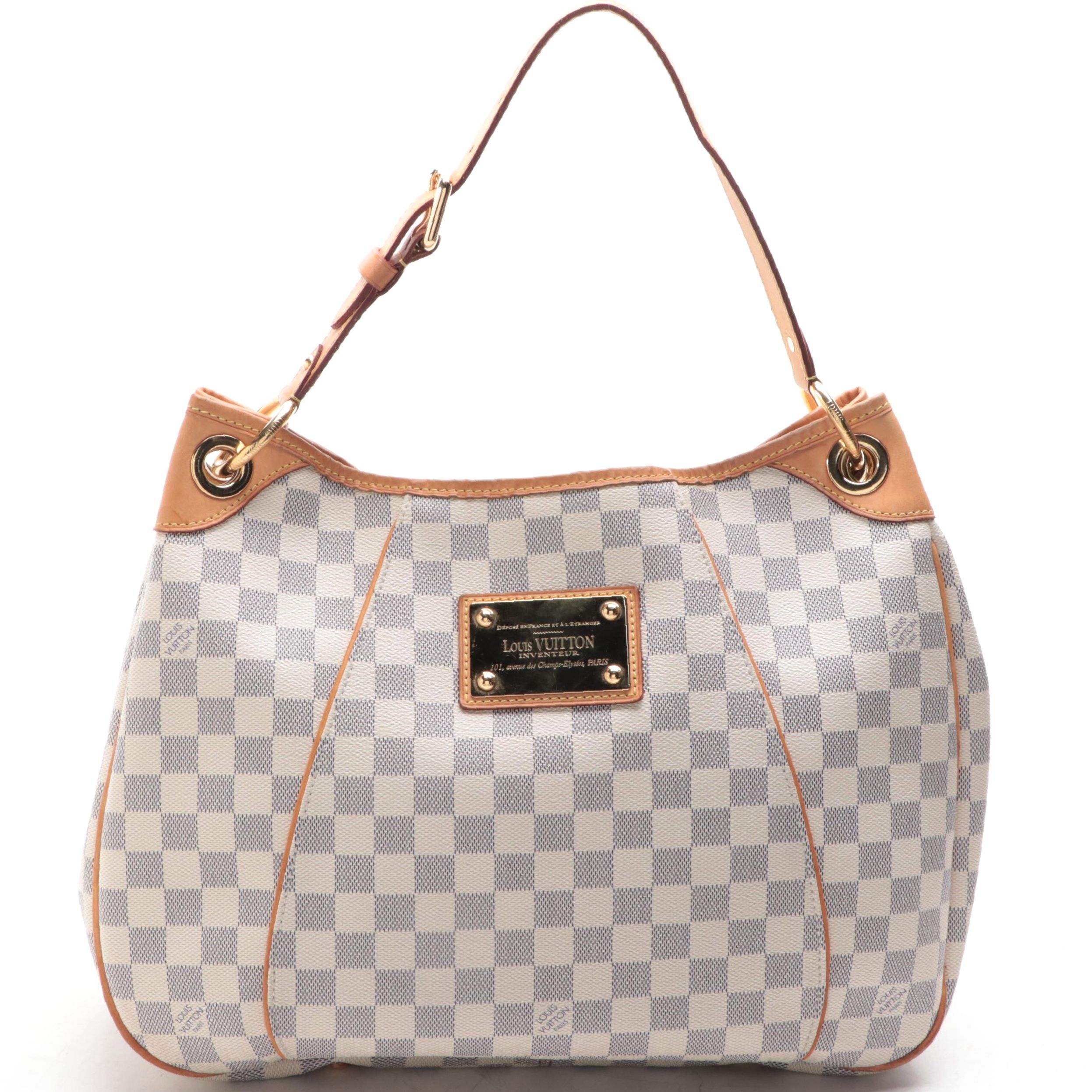 Louis Vuitton Inventeur Galliera PM in Damier Azur Canvas