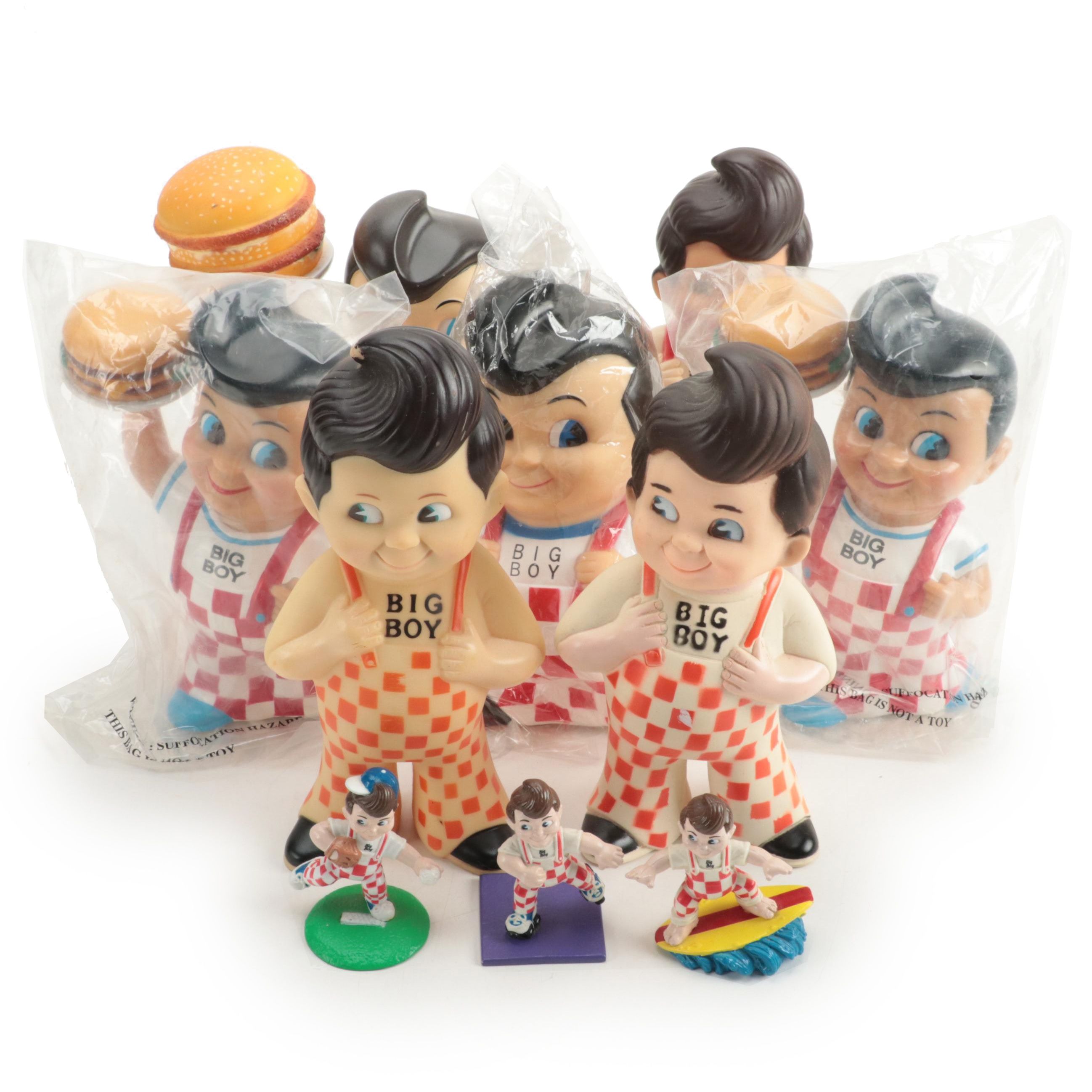 Frisch's Big Boy Vinyl Advertising Banks and Figurines