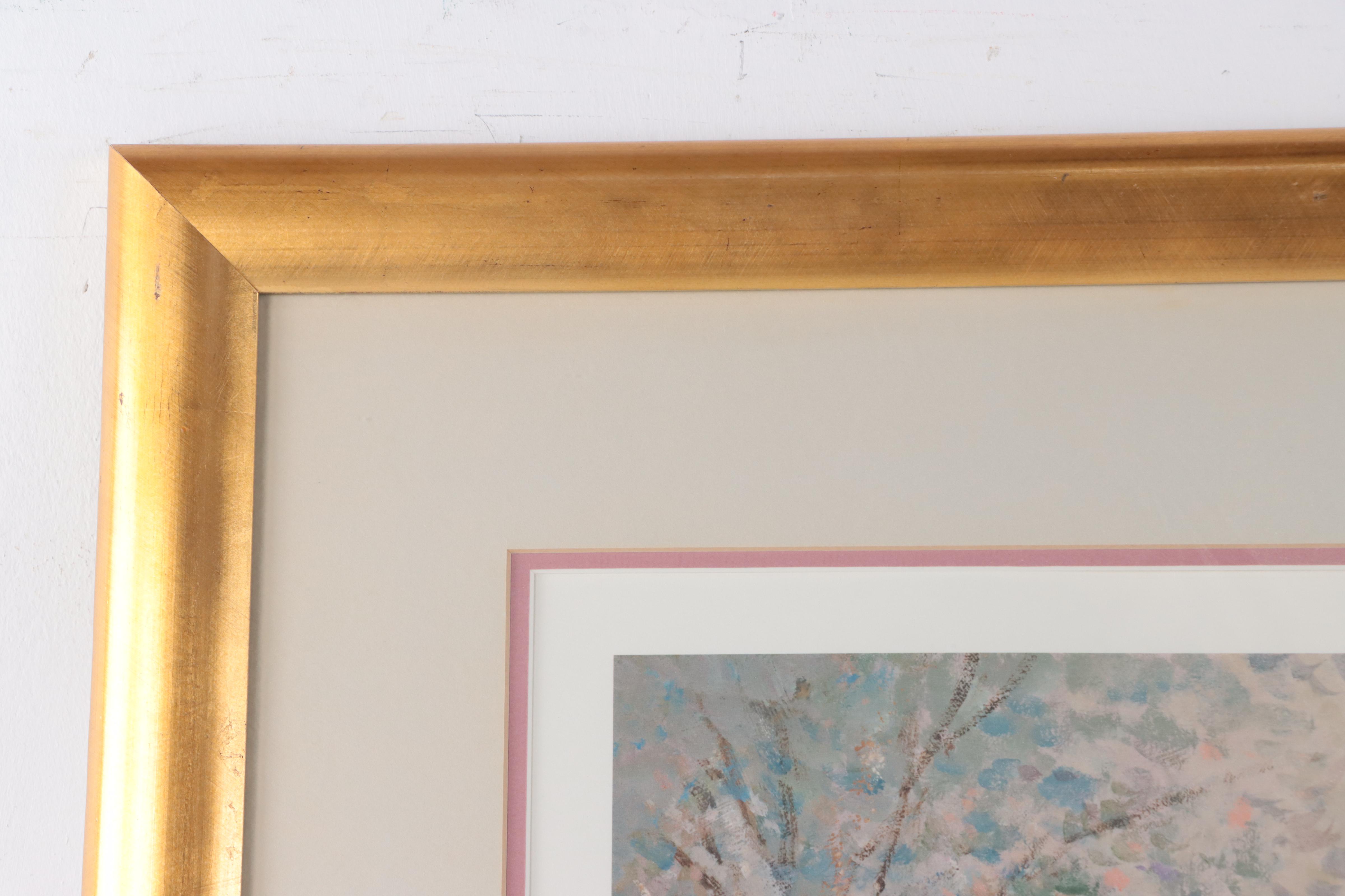 L. Gordon Offset Lithograph "Evening Ride"