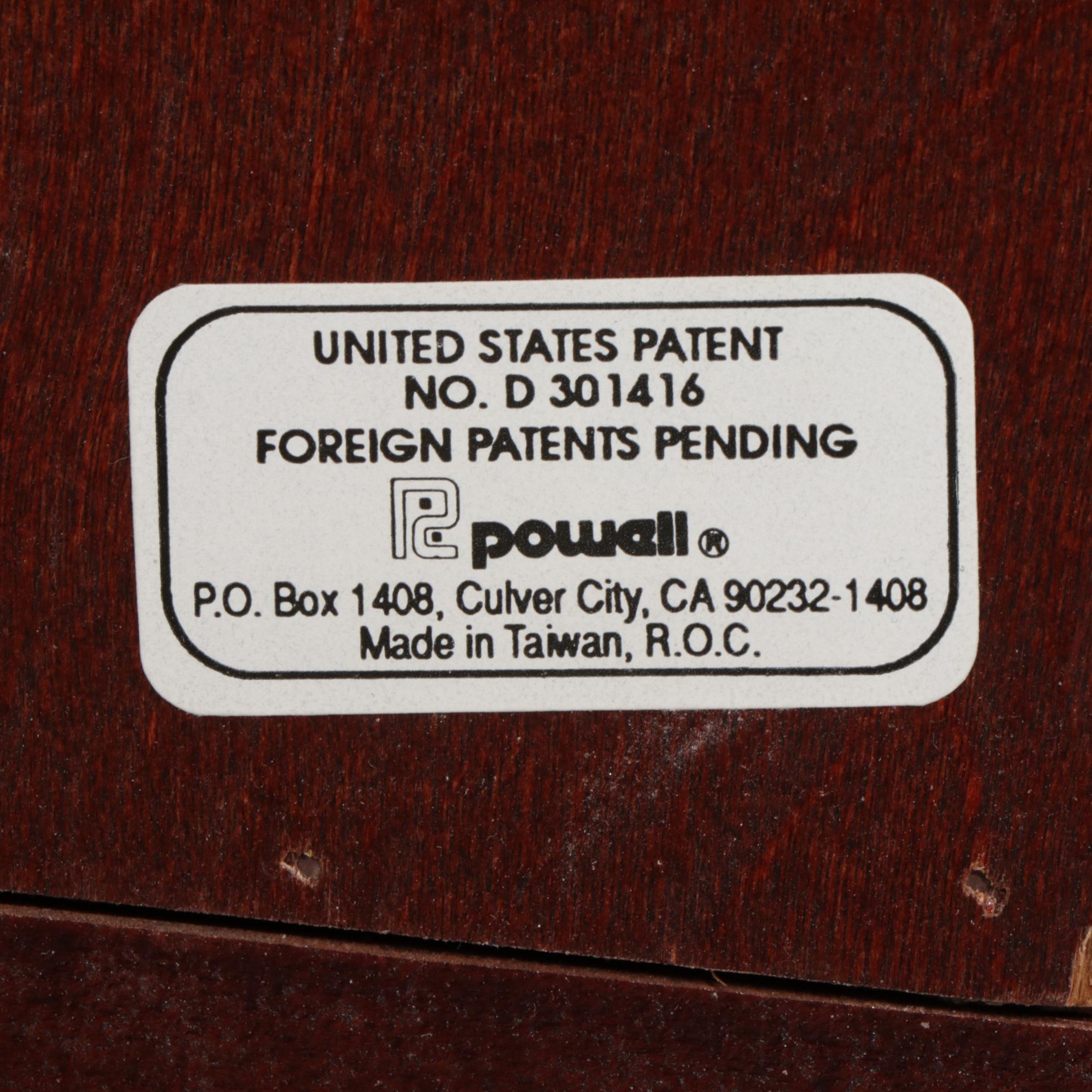 Powell Queen Anne Style Cherry-Stained Jewelry Armoire, Late 20th Century