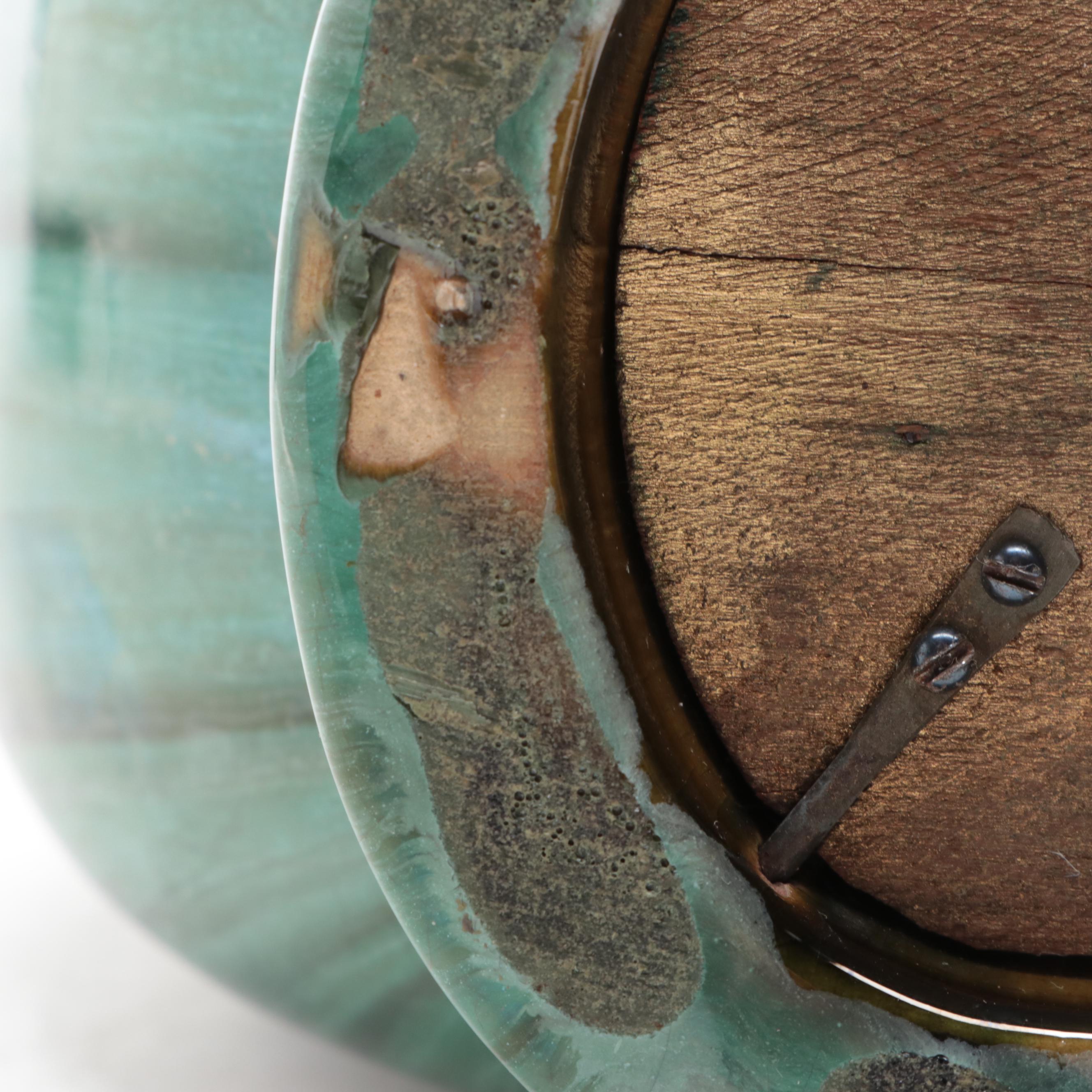 High Gloss Ceramic Decanter Music Box with Two High Gloss Ceramic Table Vases