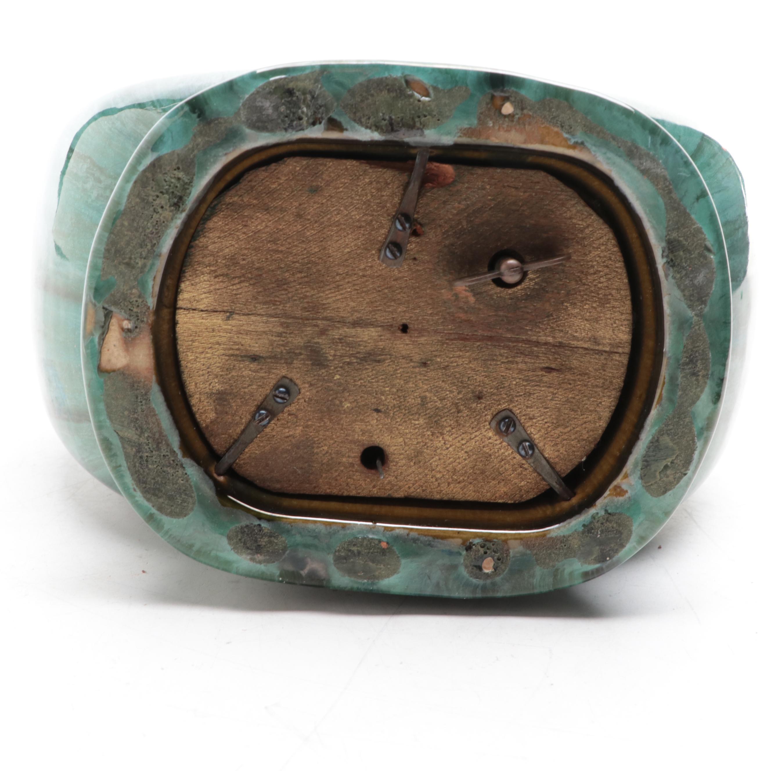 High Gloss Ceramic Decanter Music Box with Two High Gloss Ceramic Table Vases