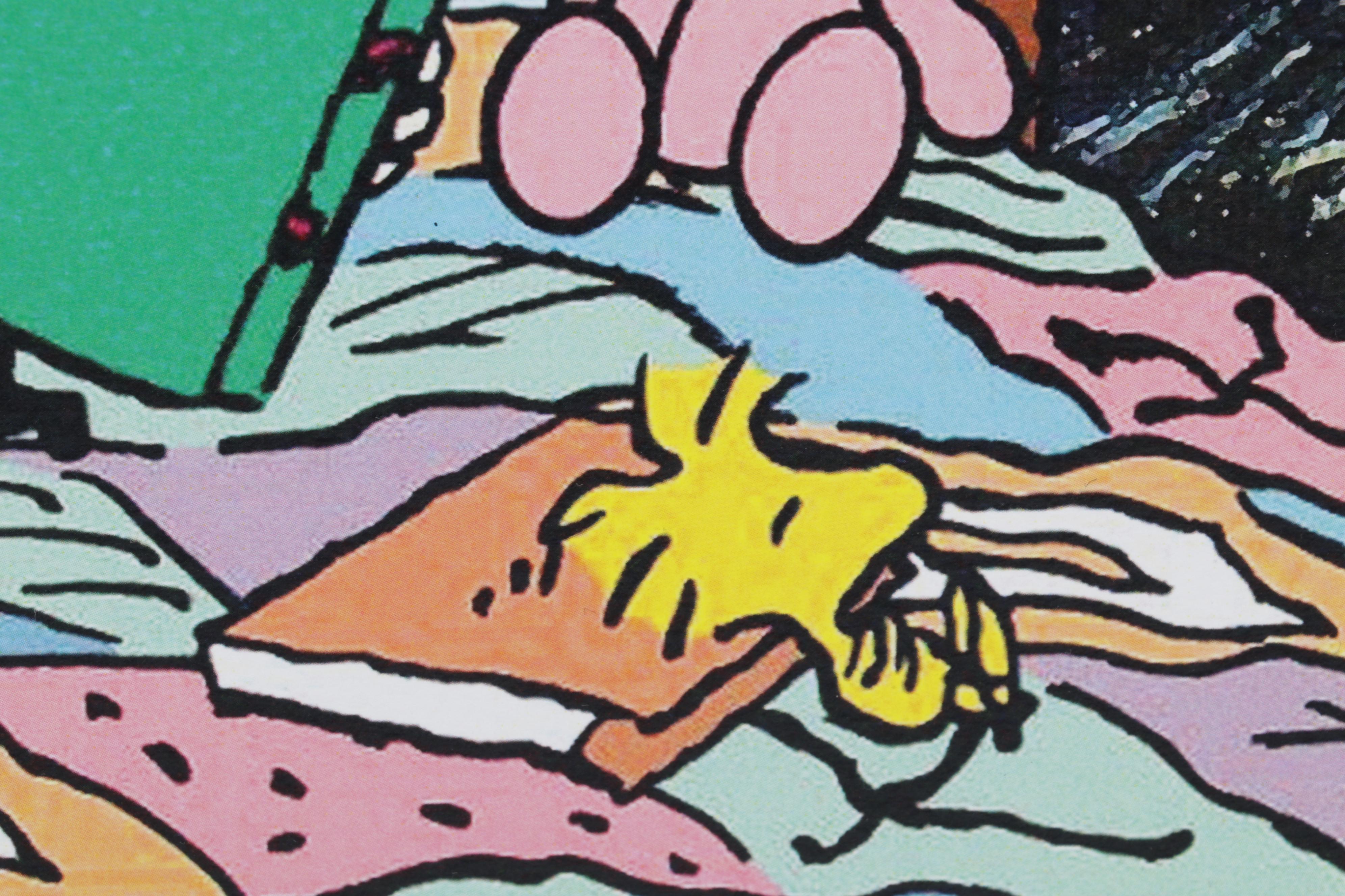 Death NYC Pop Art Graphic Print Homage to Van Gogh and Peanuts, 2022