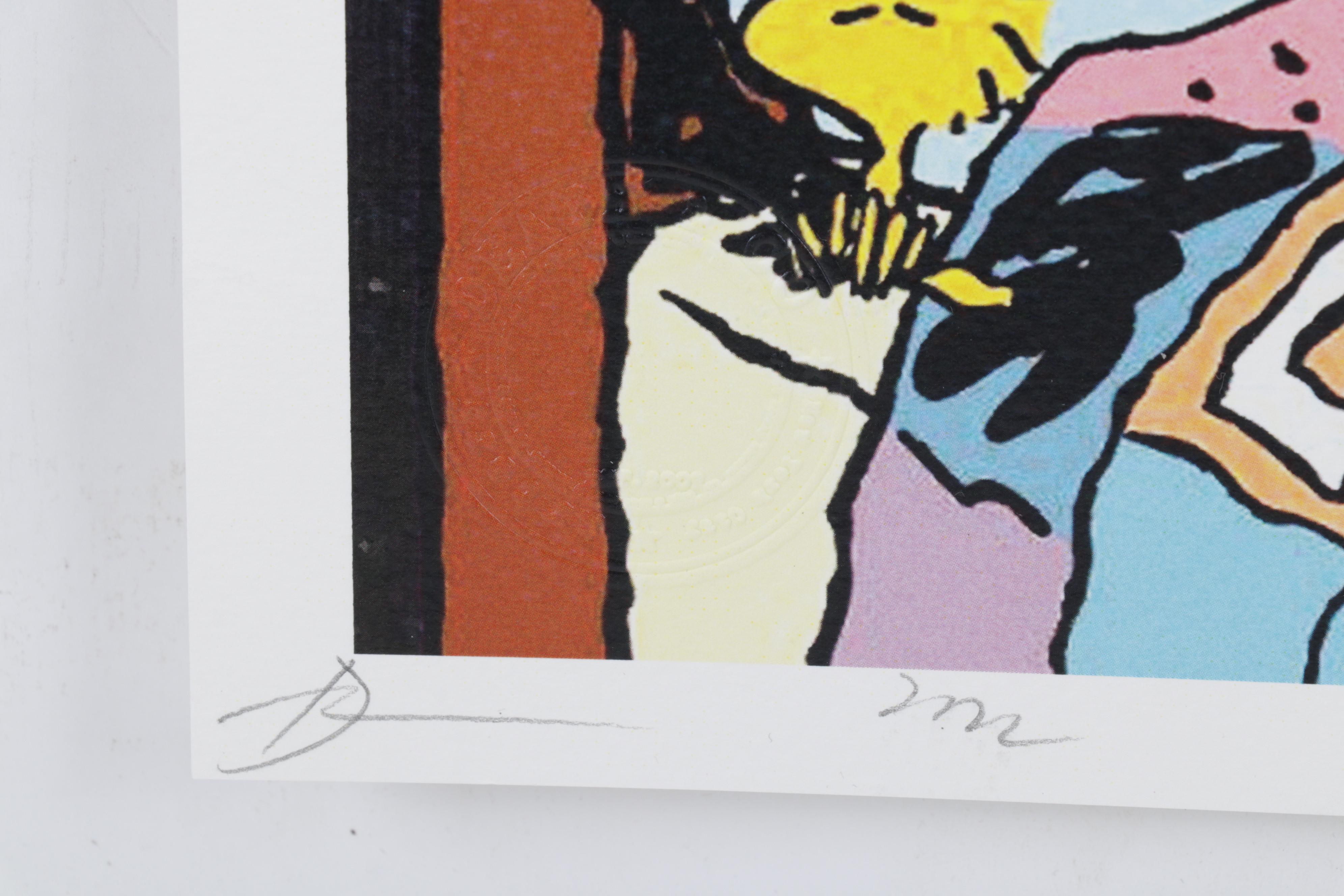 Death NYC Pop Art Graphic Print Homage to Van Gogh and Peanuts, 2022