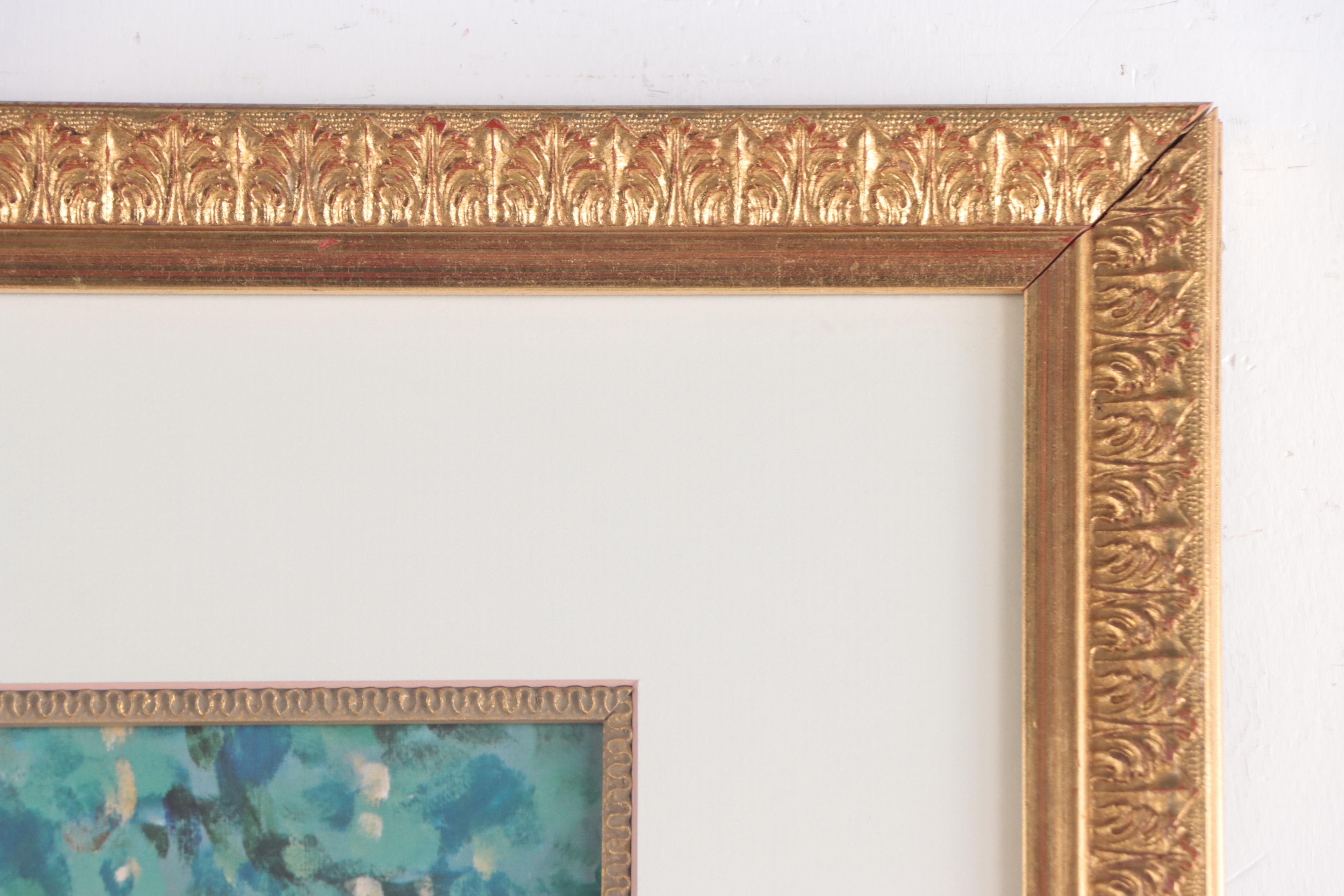 L. Gordon Offset Lithograph "Villas by the Sea," 1992