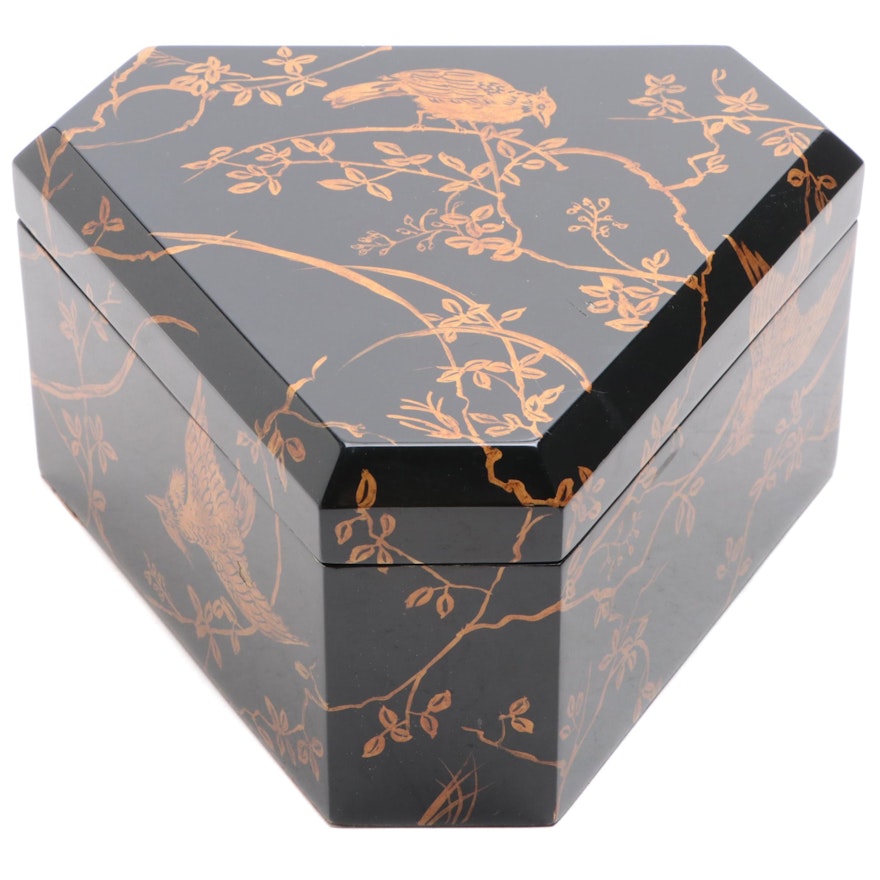 Maitland-Smith Resin Lacquerware Box