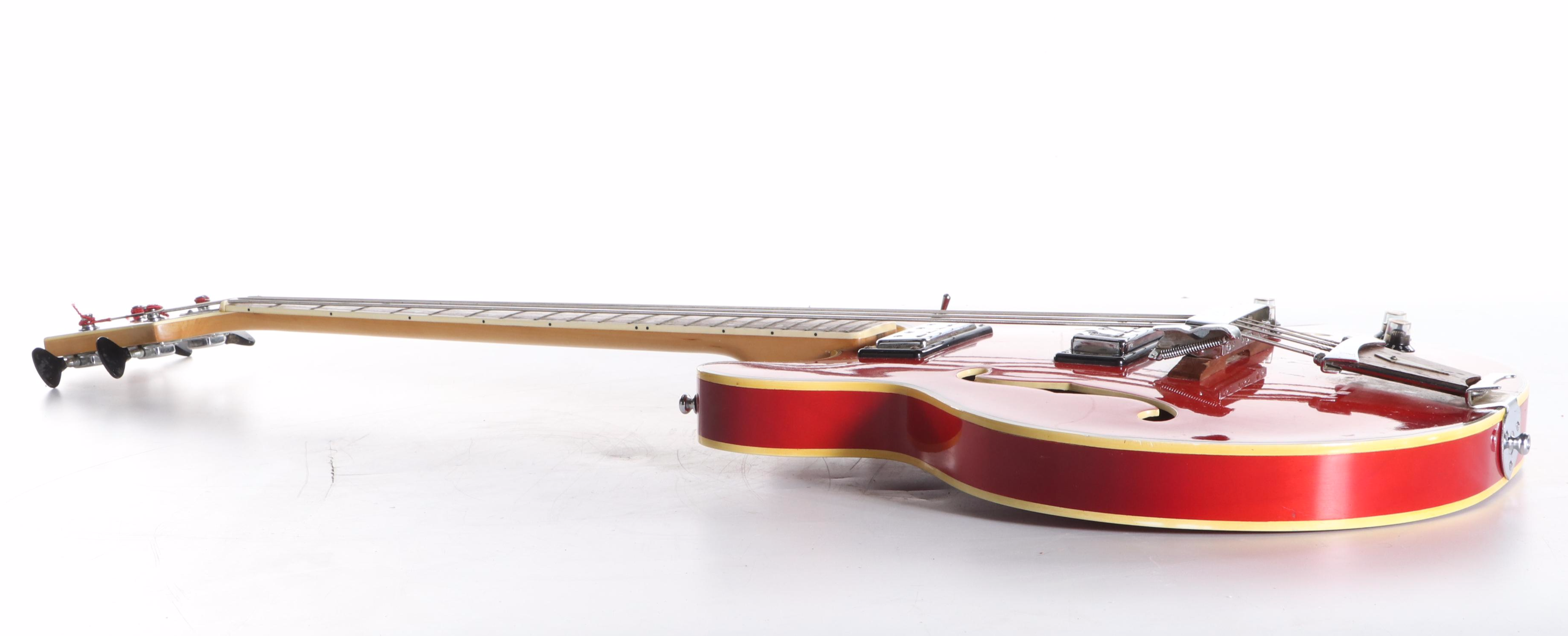 Epiphone Hollow Body Electric Bass Guitar With Steel Adjustable Neck