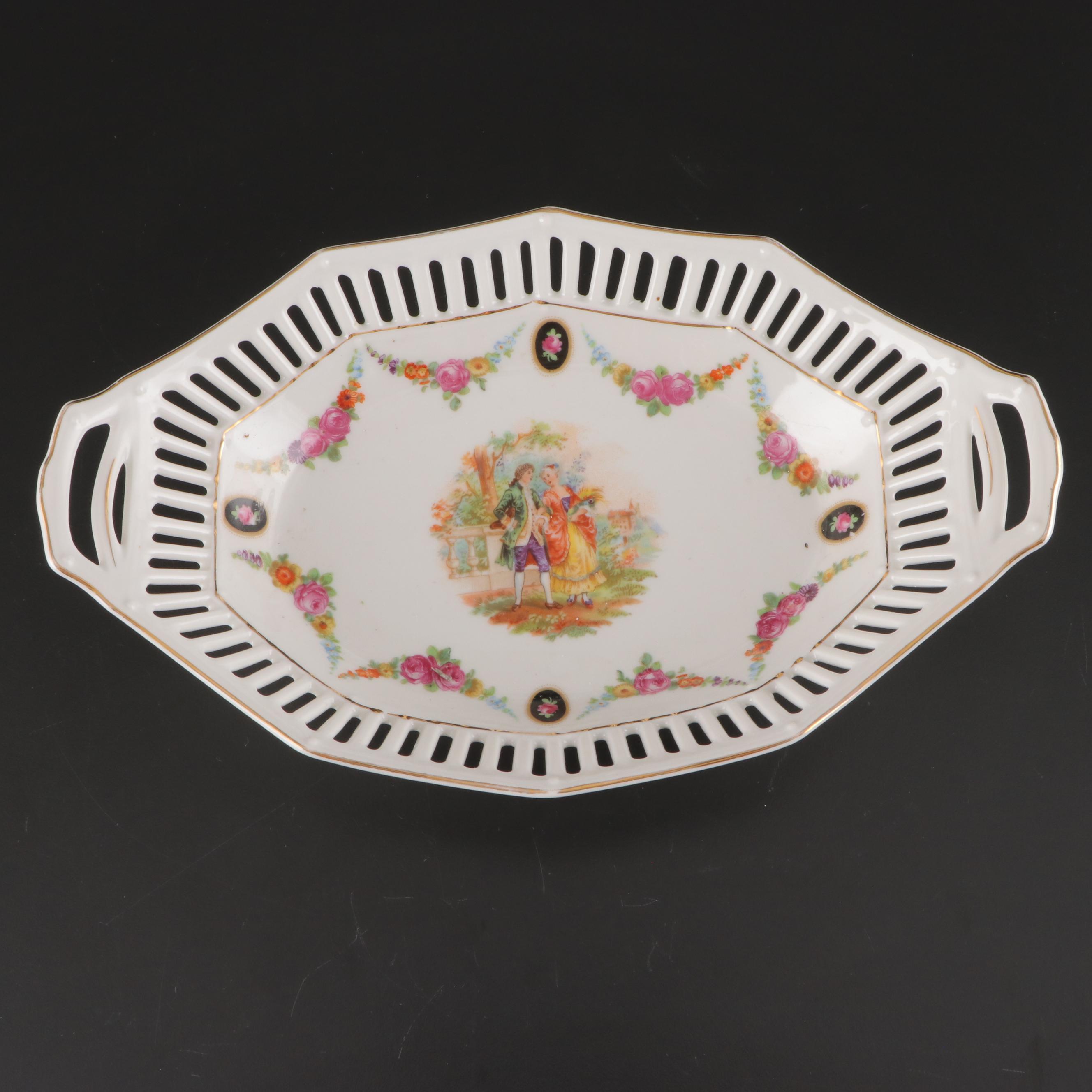 Schumann German Reticulated and Other Porcelain Transferware