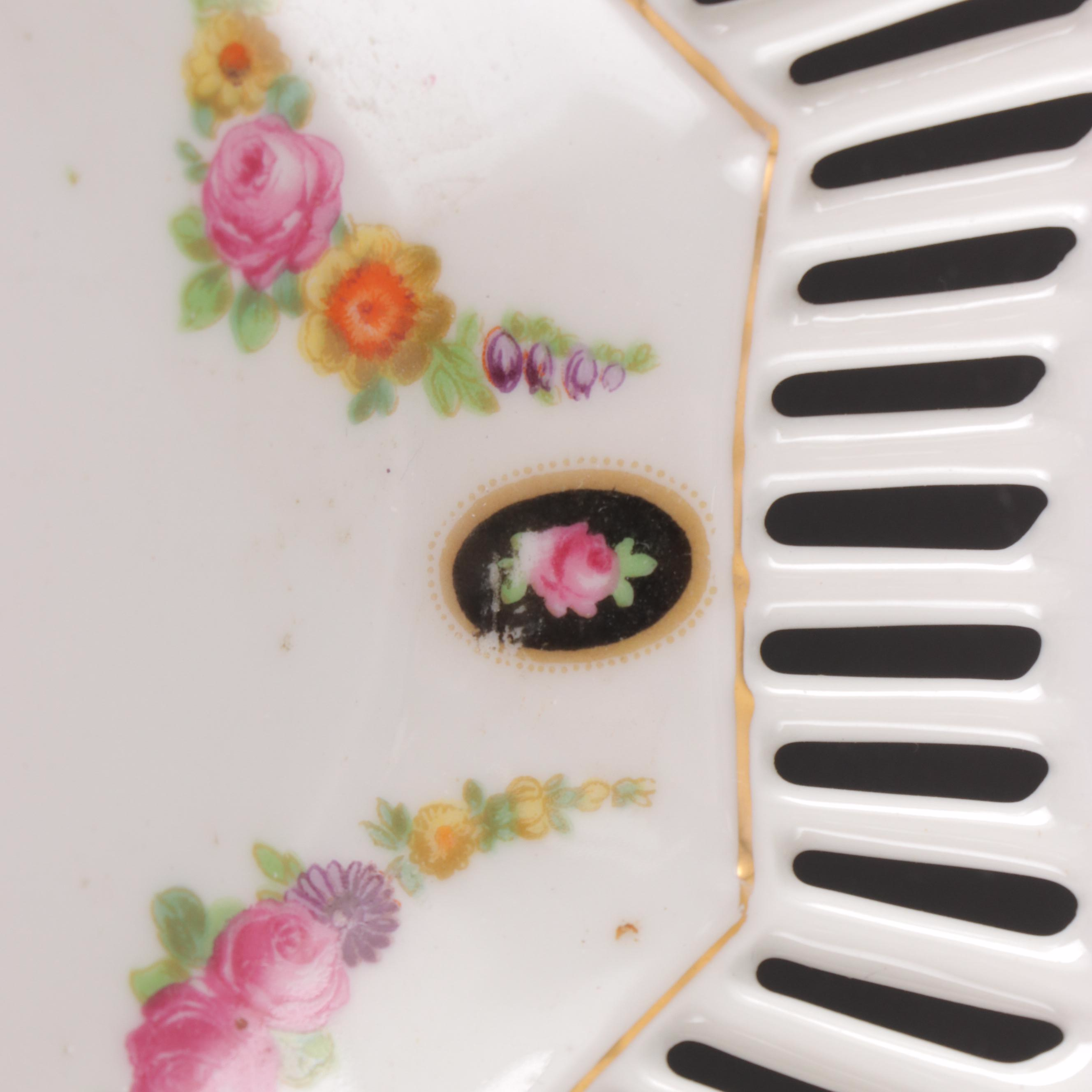 Schumann German Reticulated and Other Porcelain Transferware