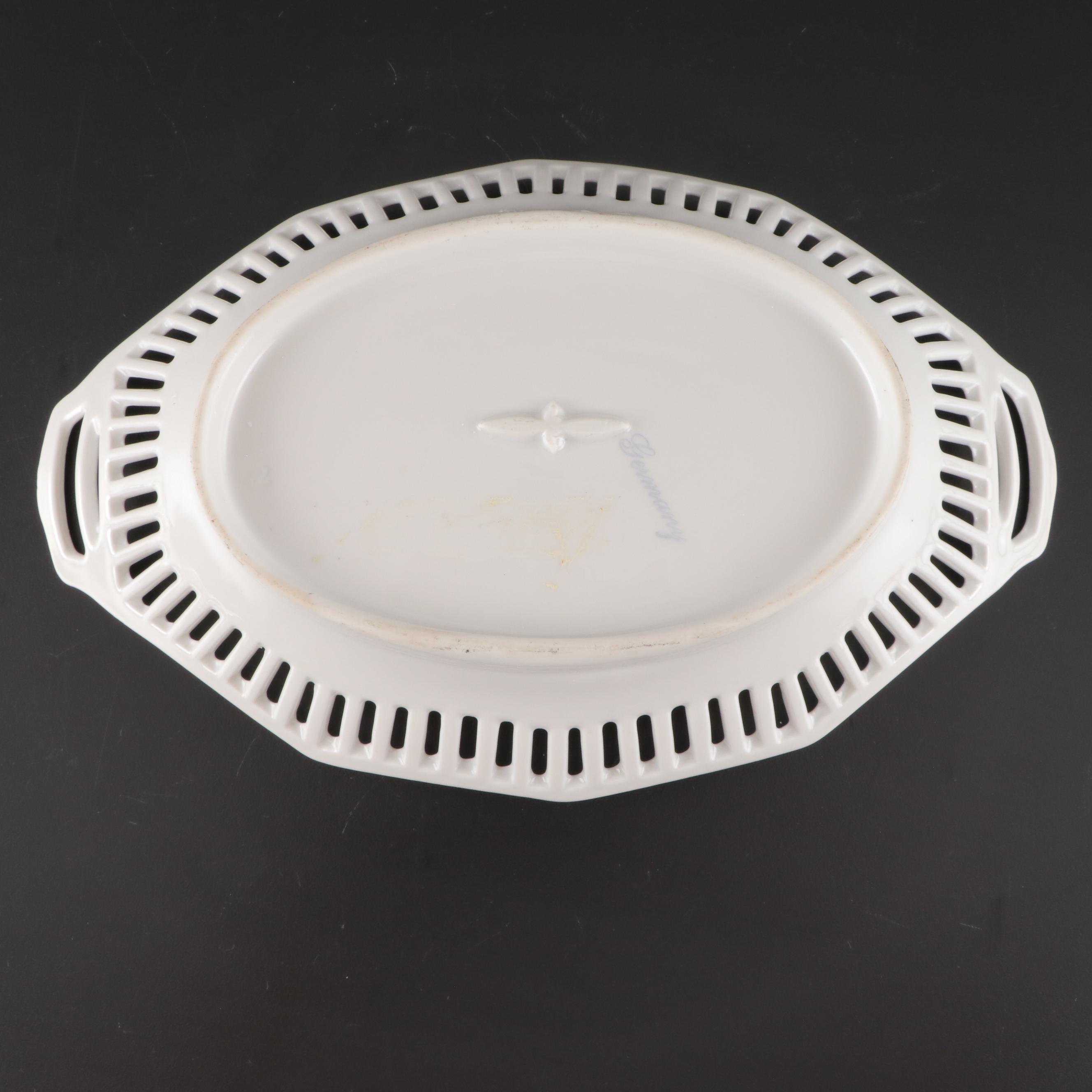 Schumann German Reticulated and Other Porcelain Transferware