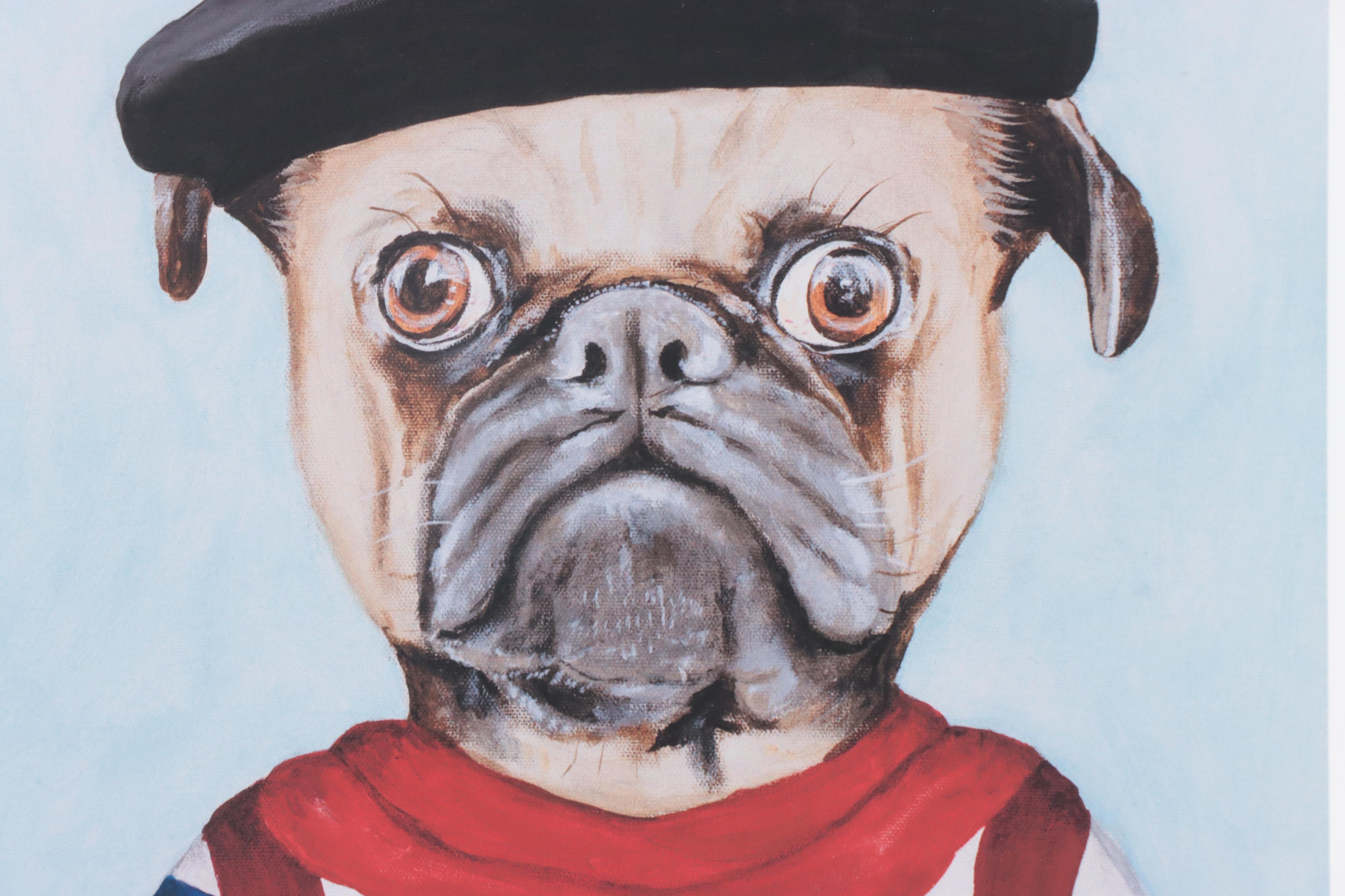 Coco de Paris Giclée "French Pug," 2022