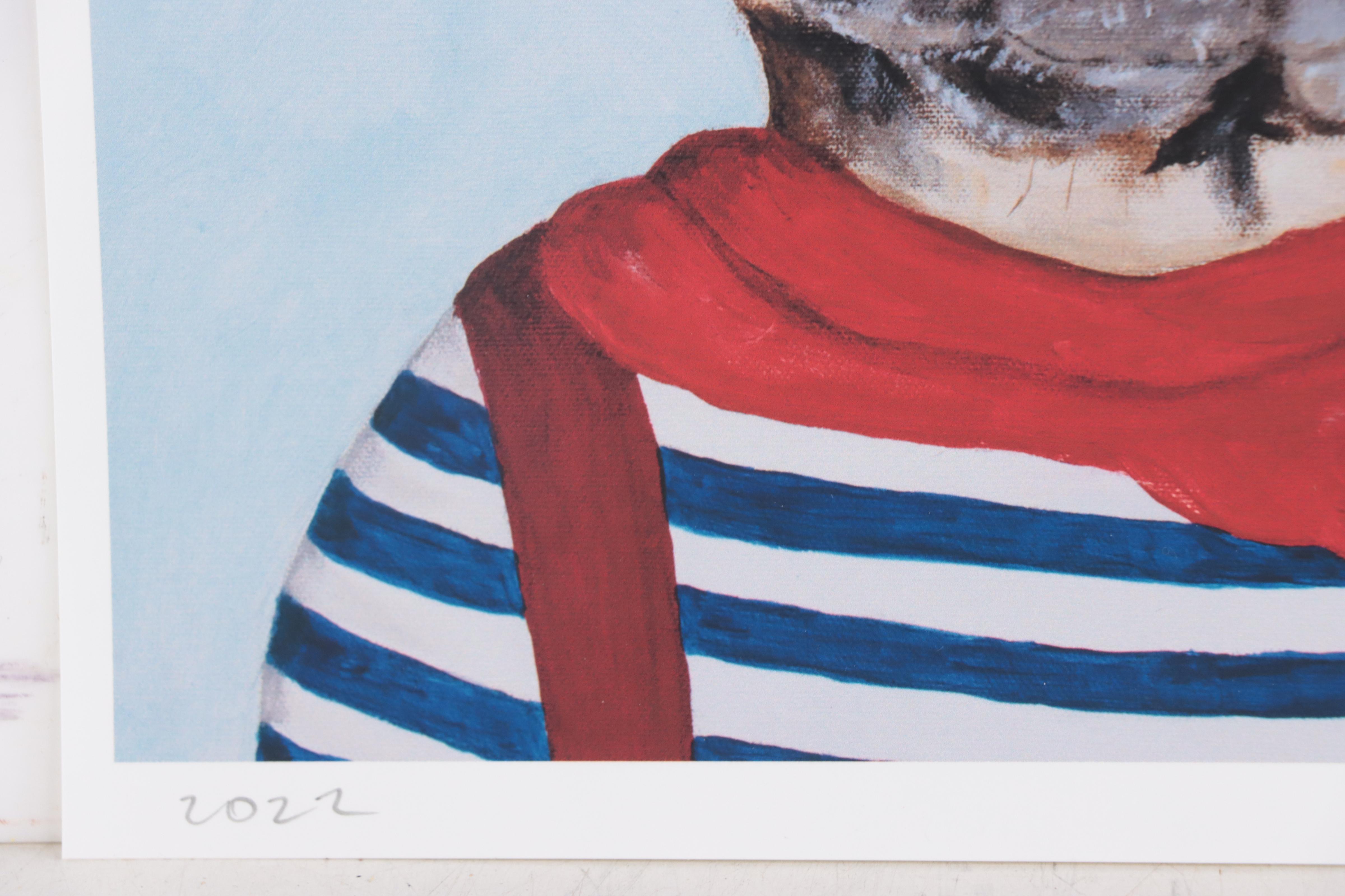 Coco de Paris Giclée "French Pug," 2022