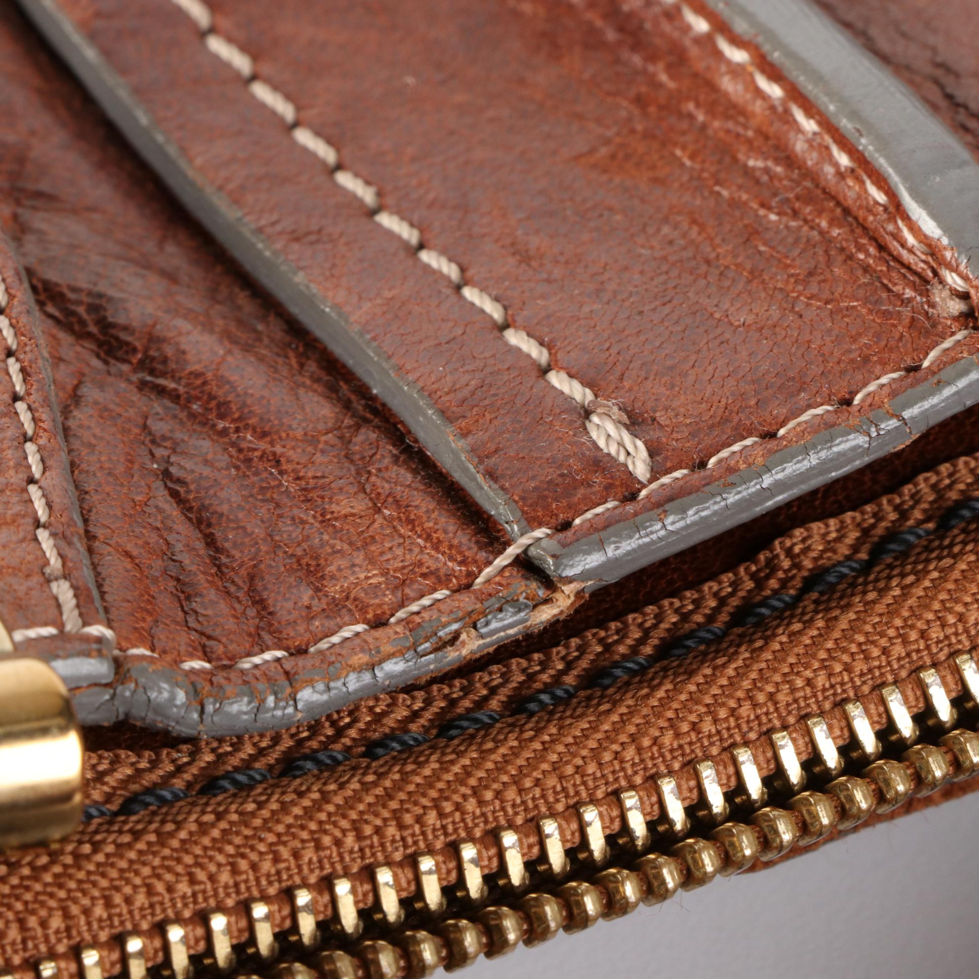 Chloé Leather Heloise Braided Handle Satchel